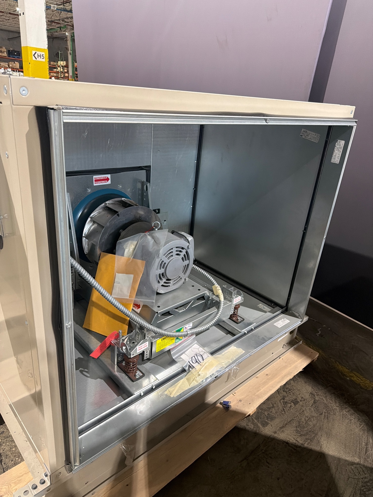 Daikin E031283200400 CAH012GGM Central Station Air Handling Unit USED 5
