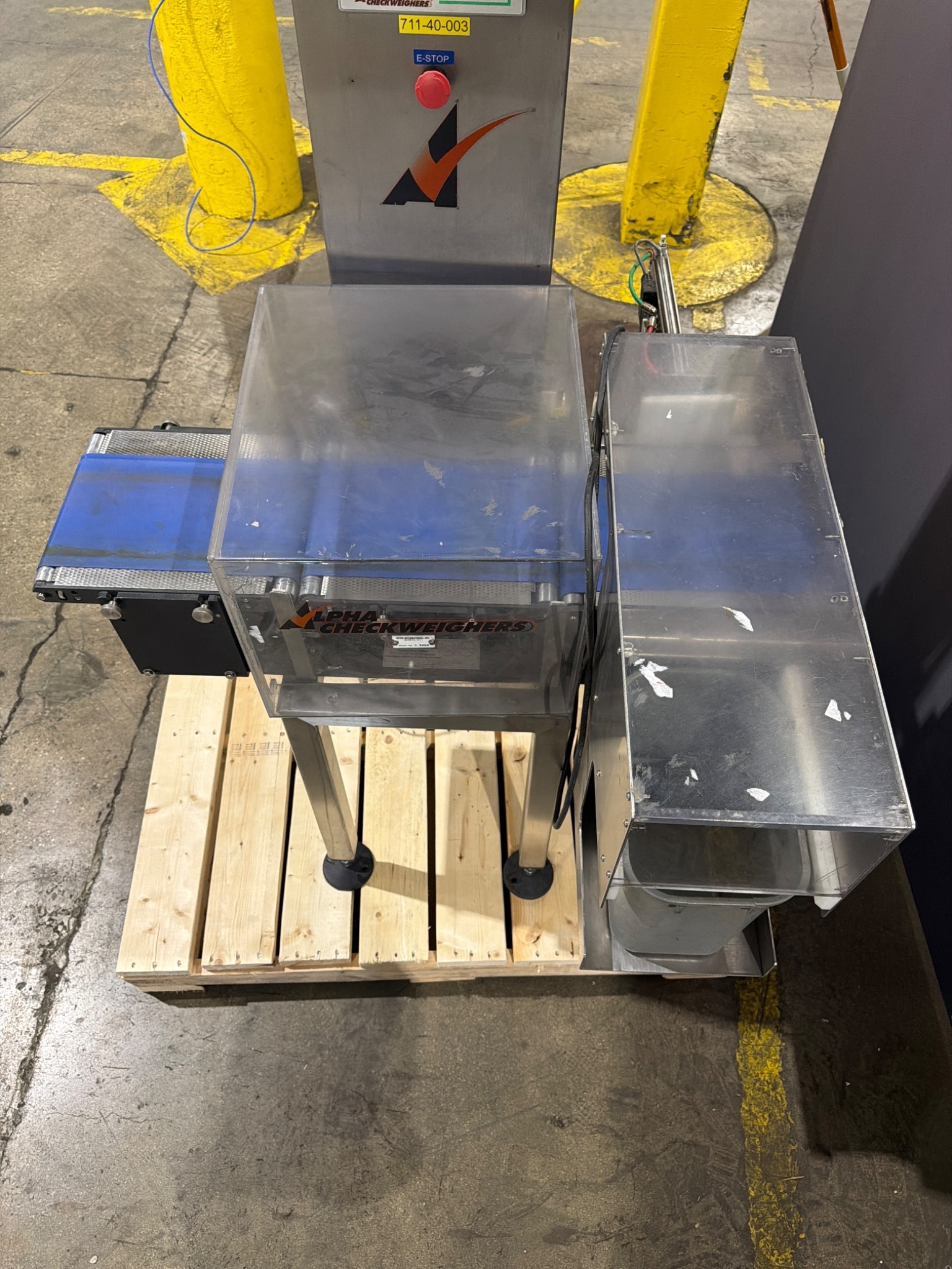 Alpha Checkweighers PW-12 Conveyor Checkweigher System Stainless Inline USED 2