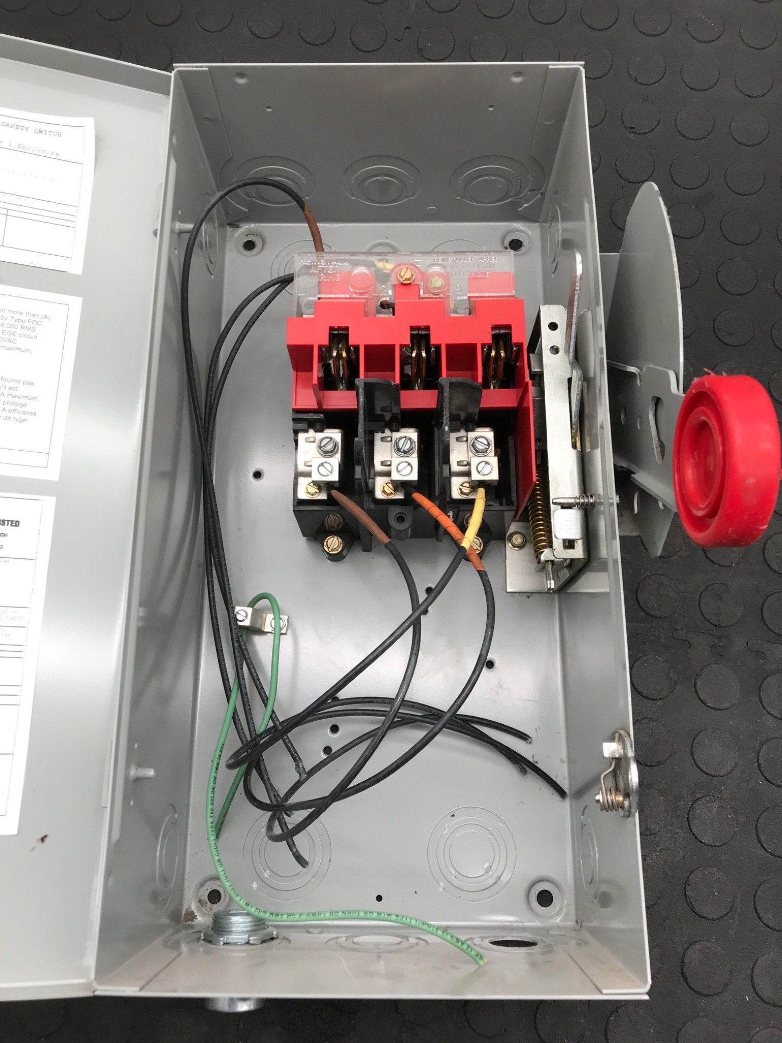 EATON DH361UGK Heavy Duty Safety Switch USED 3