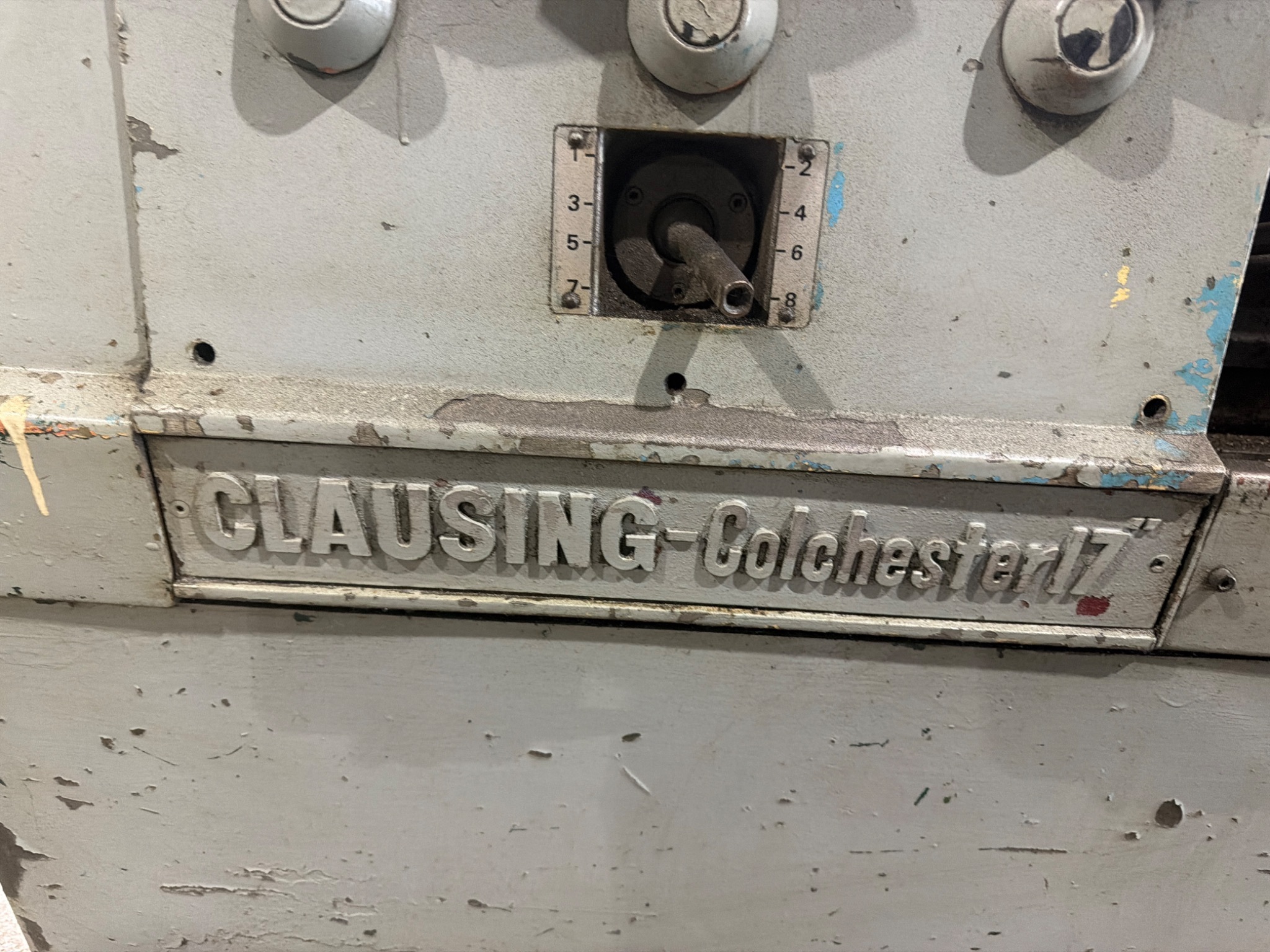 CLAUSING COLCHESTER 17 Engine Lathe USED 7