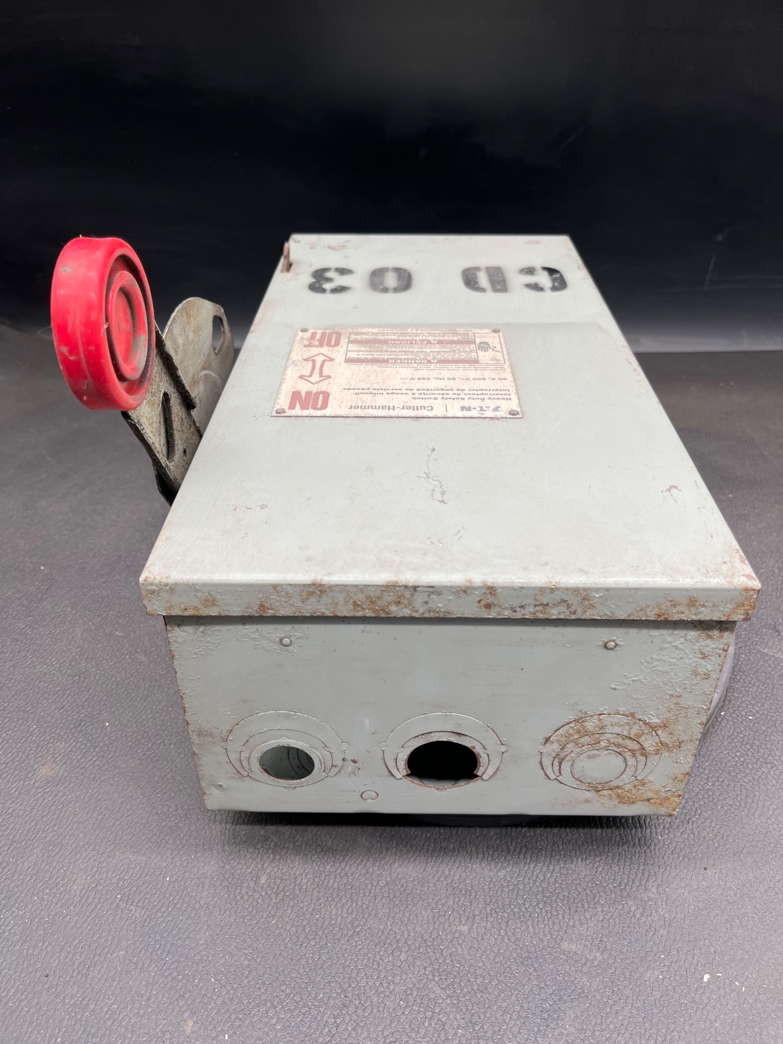 EATON CUTLER‑HAMMER DH362NGK Heavy Duty Safety Switch USED 3
