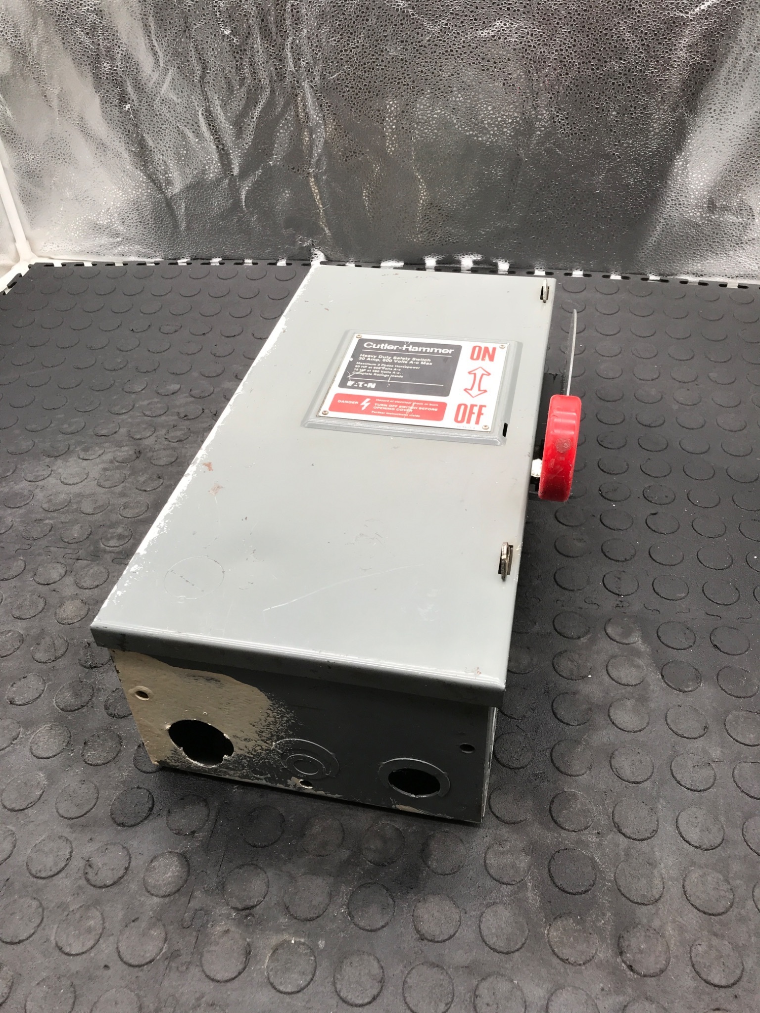 CUTLER‑HAMMER DH361FGK Heavy Duty Safety Switch USED 0