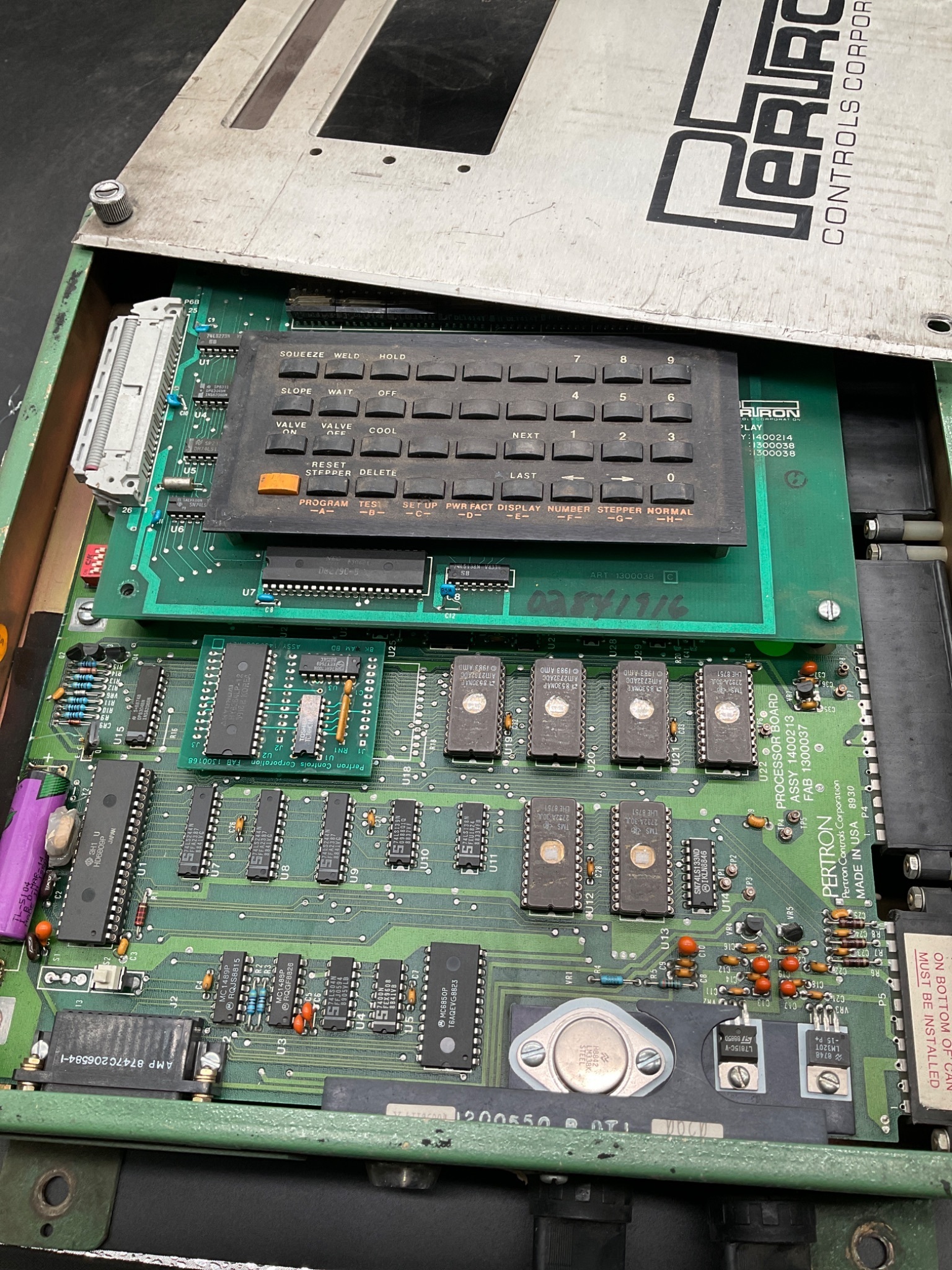 PERTRON CONTROLS Resistance Welding Control Box USED 1