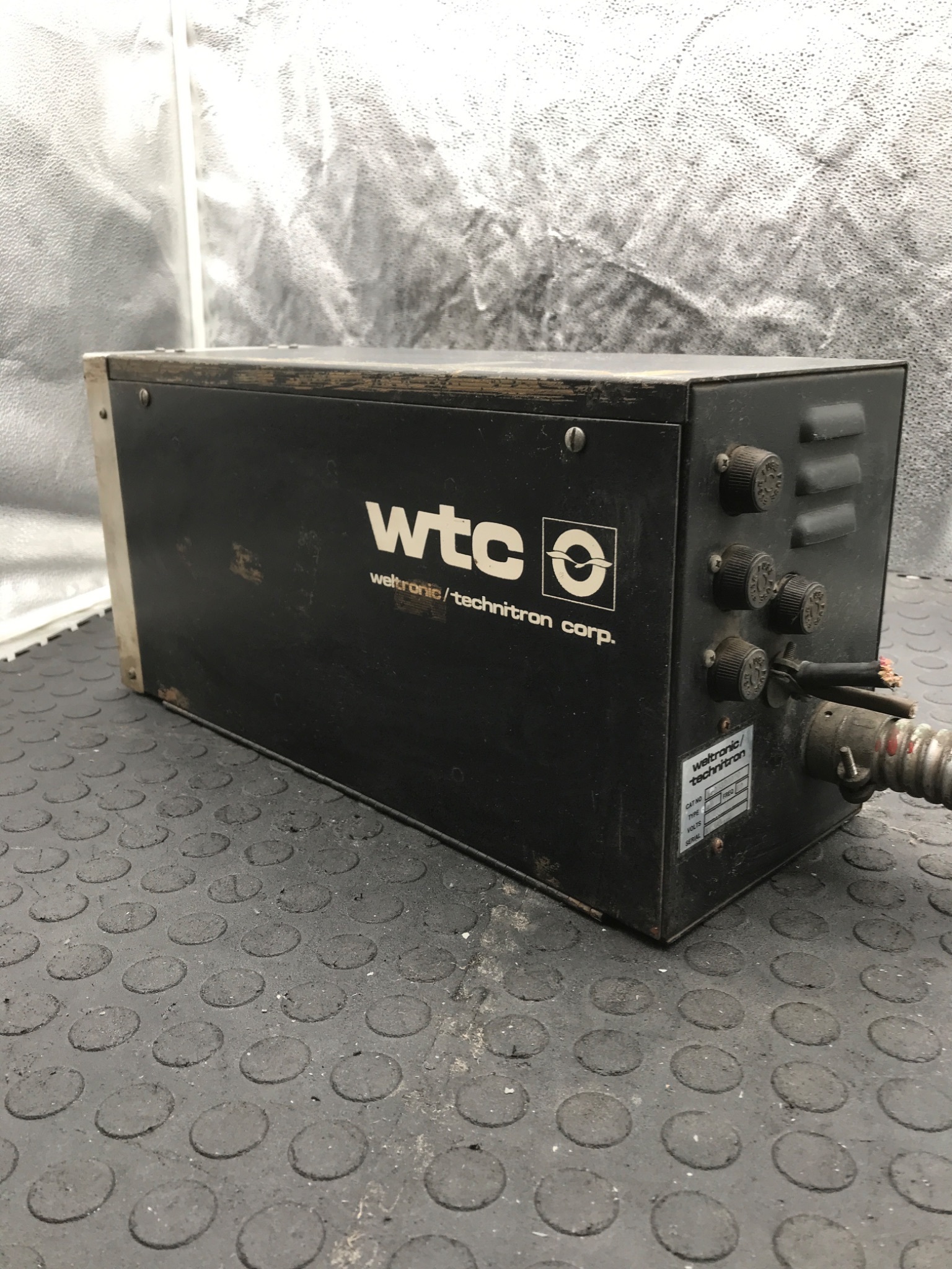 WTC/TECHNITRON MC08330000 Resistance Welding Control Box USED 3