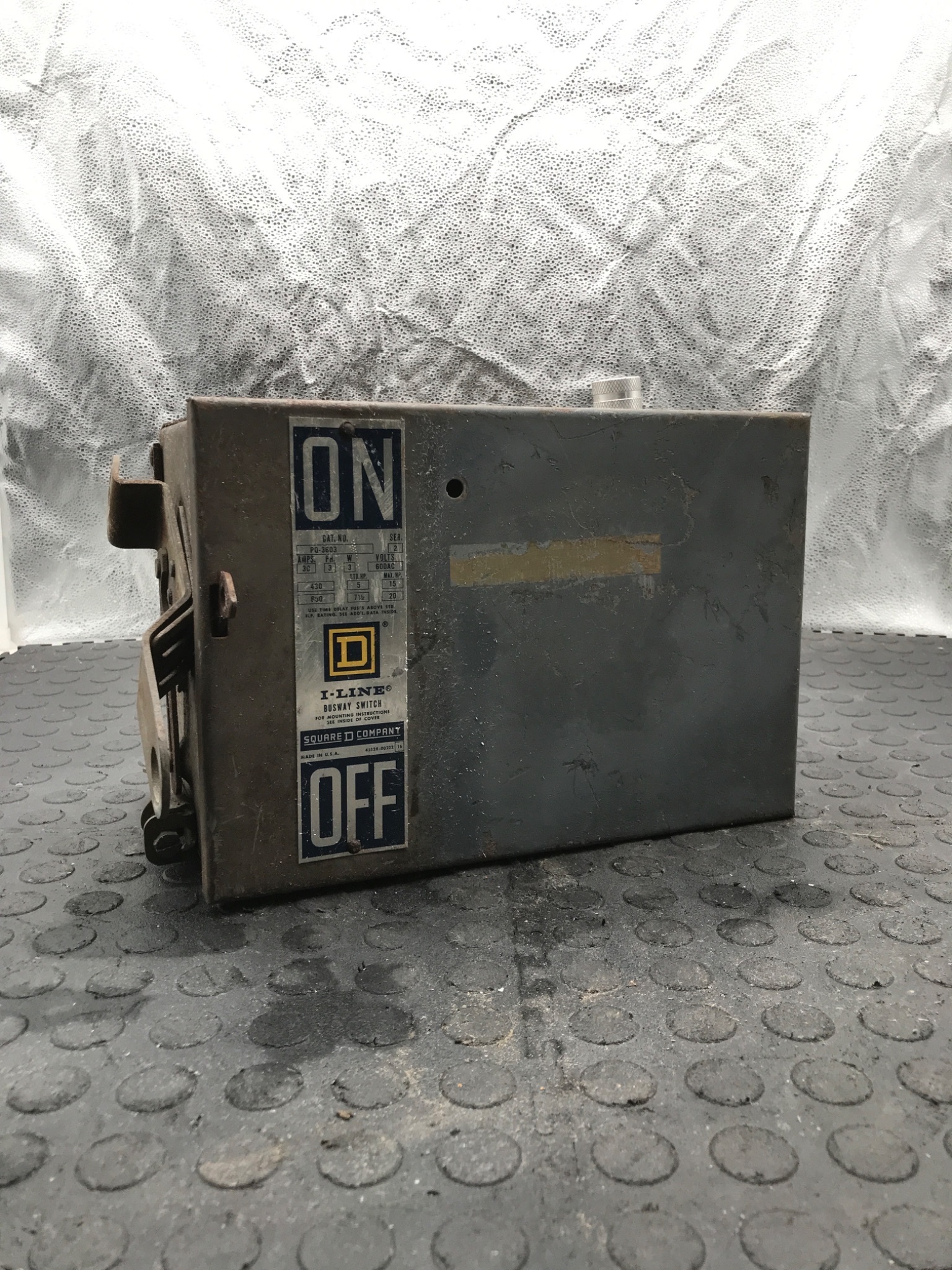 SQUARE D PQ‑3603 I‑LINE Busway Switch USED 0