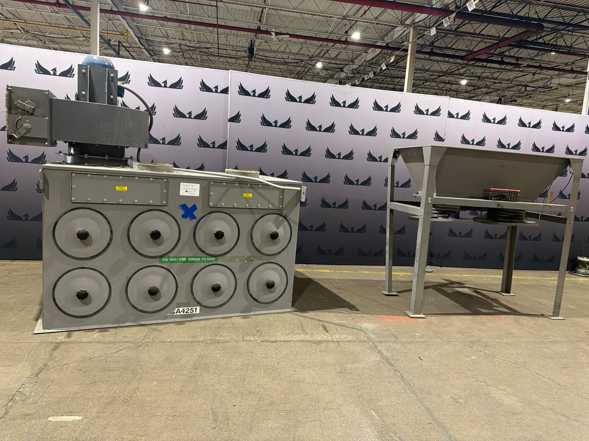 UNITED AIR SPECIALISTS FJL8‑2455 Dust‑Hog Dust Collector USED 0