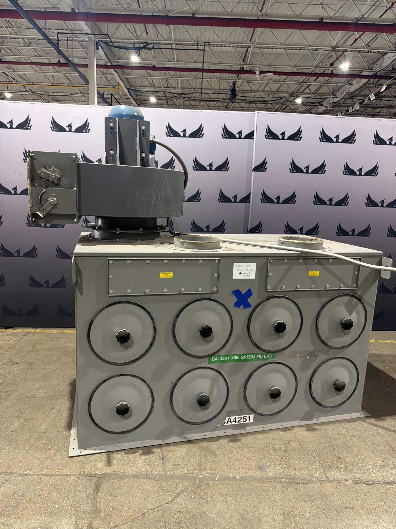 UNITED AIR SPECIALISTS FJL8‑2455 Dust‑Hog Dust Collector USED 1