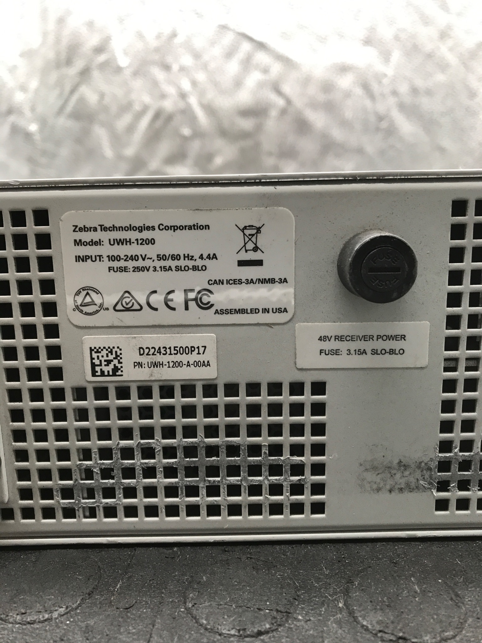 ZEBRA UWH‑1200 Ultra‑Wideband Hub USED 2