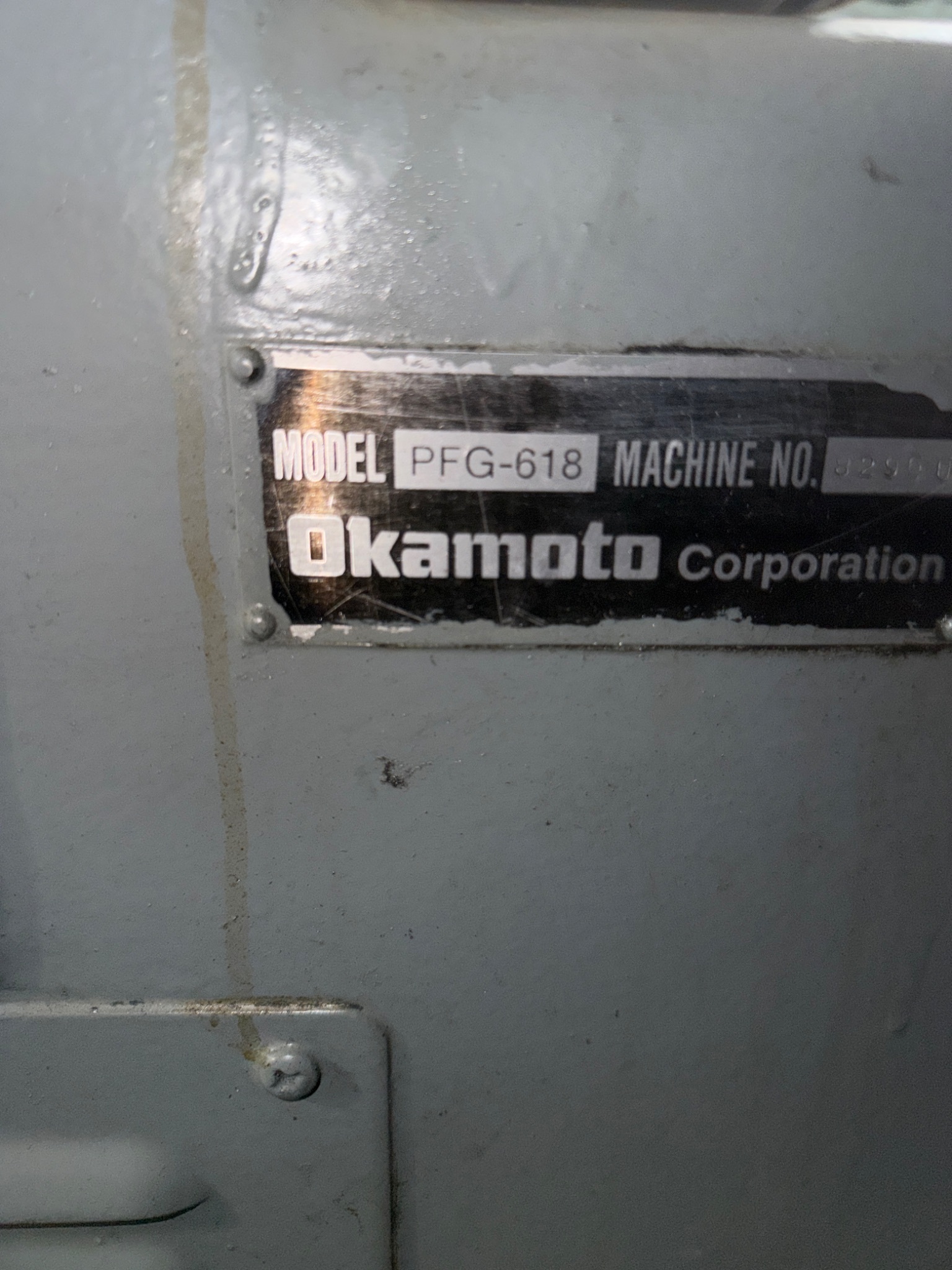 OKAMOTO PFG‑618 Linear Surface Grinder USED 6