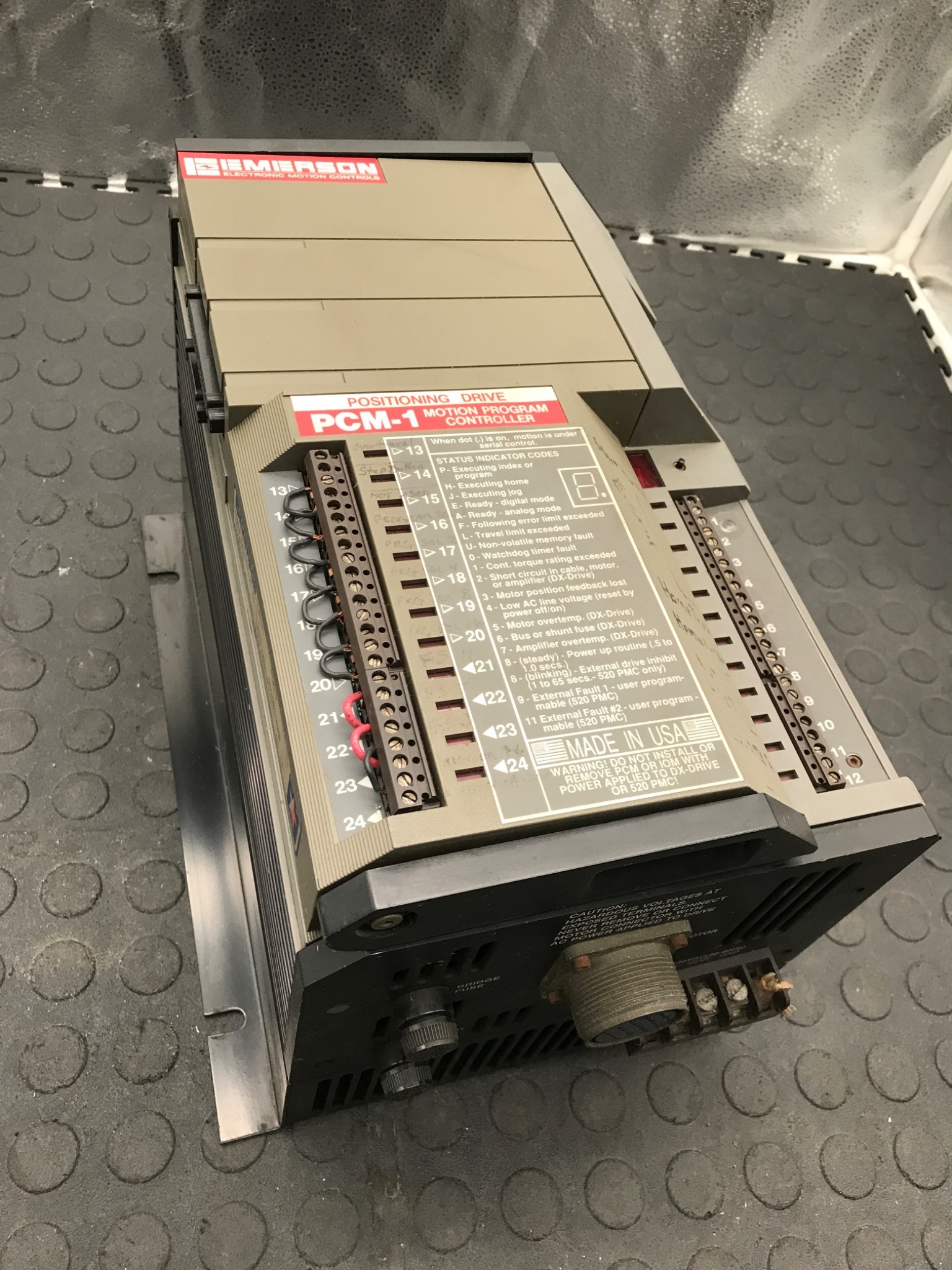 EMERSON DXA‑430 PCM‑1 Brushless Servo Drive USED 0