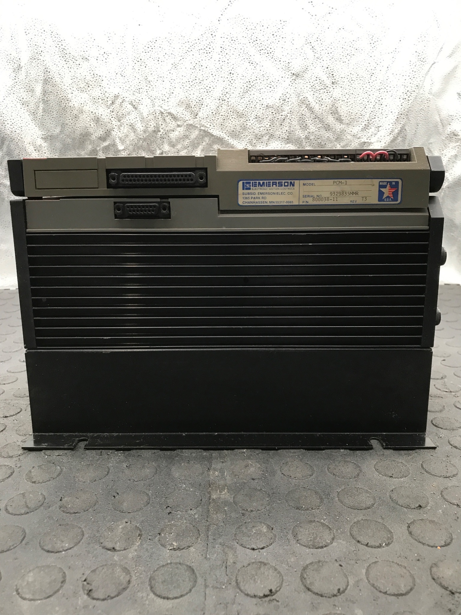 EMERSON DXA‑430 PCM‑1 Brushless Servo Drive USED 3