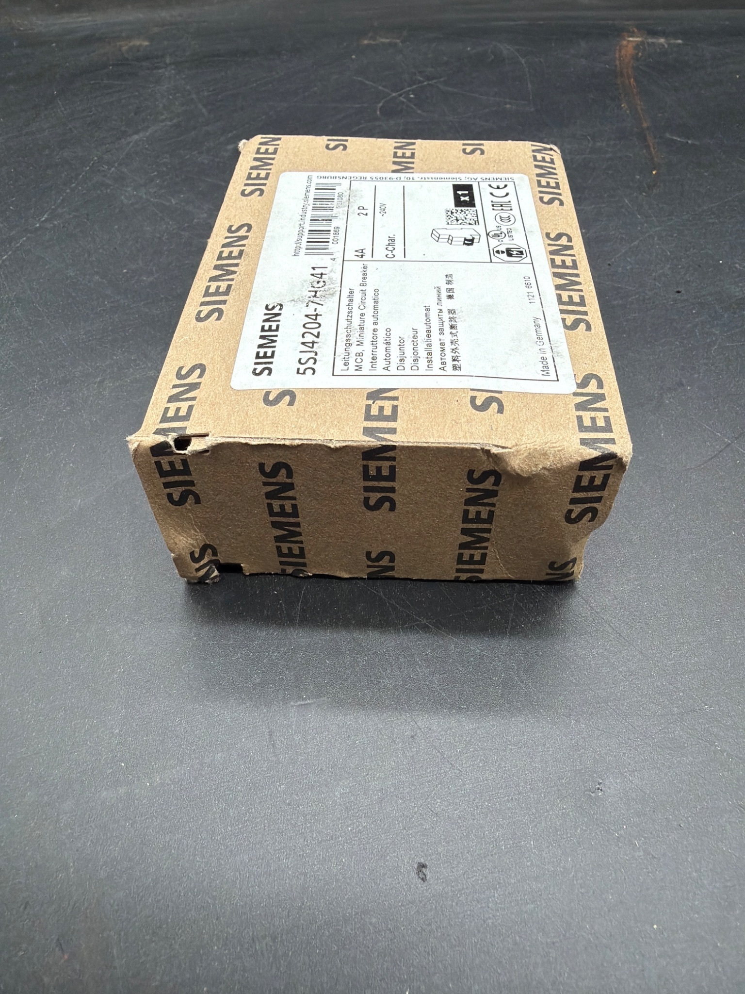 SIEMENS 5SJ4204‑7HG41 Miniature Circuit Breaker NEW 2