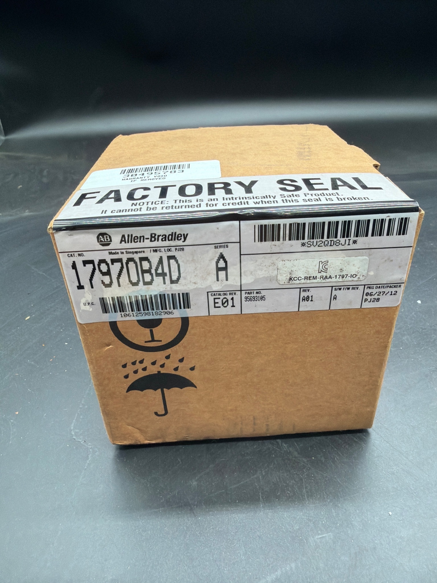 ALLEN‑BRADLEY 17970B4D Series A Intrinsically Safe I/O Module NEW 0