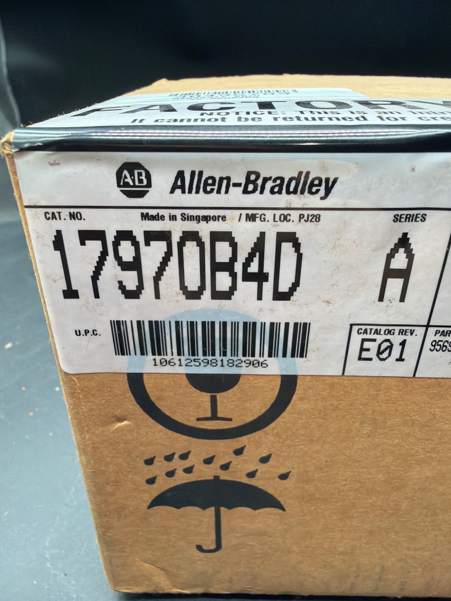 ALLEN‑BRADLEY 17970B4D Series A Intrinsically Safe I/O Module NEW 1
