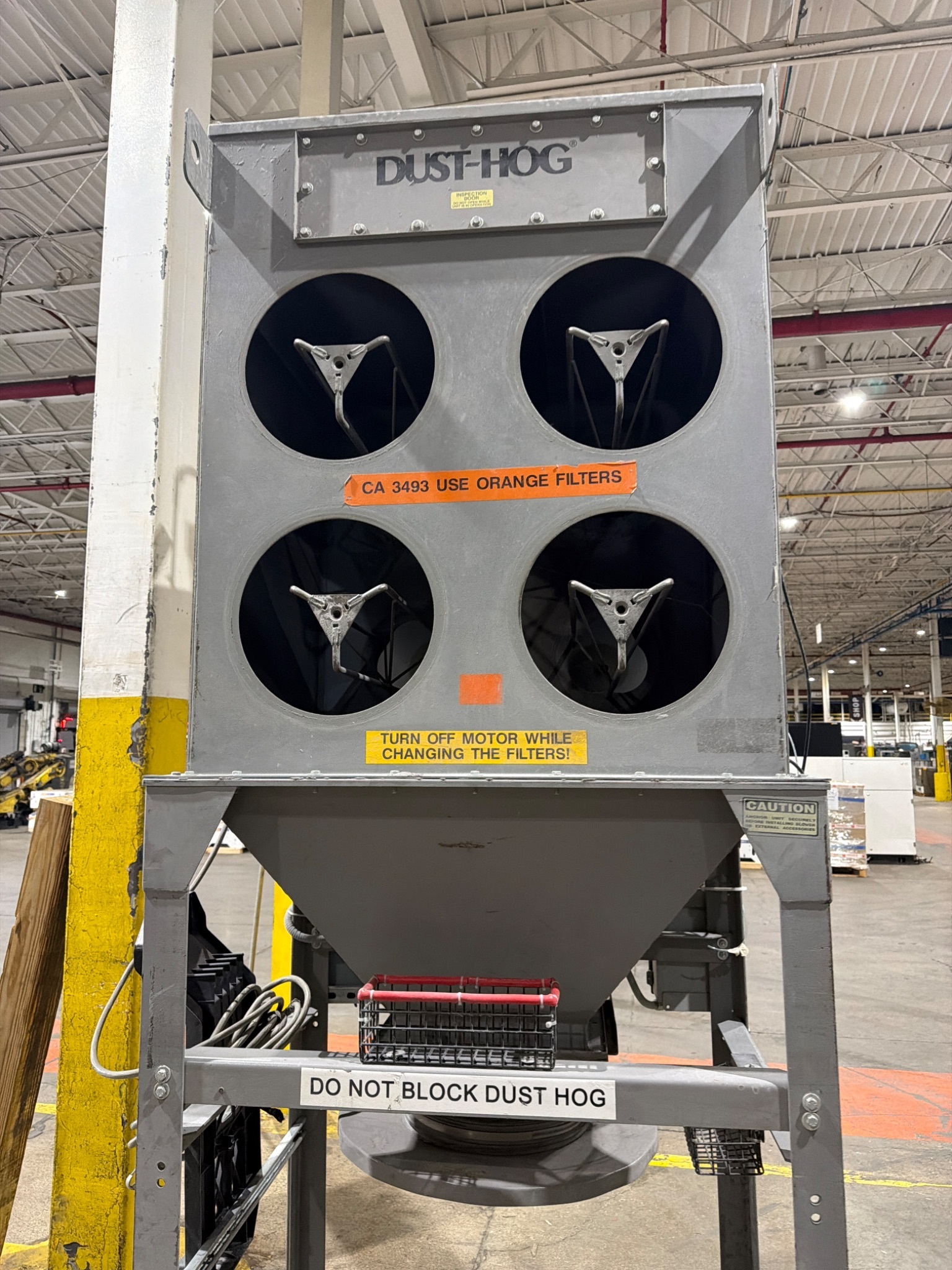 UNITED AIR SPECIALISTS FJL4‑5‑H55 Dust‑Hog Dust Collector USED 6