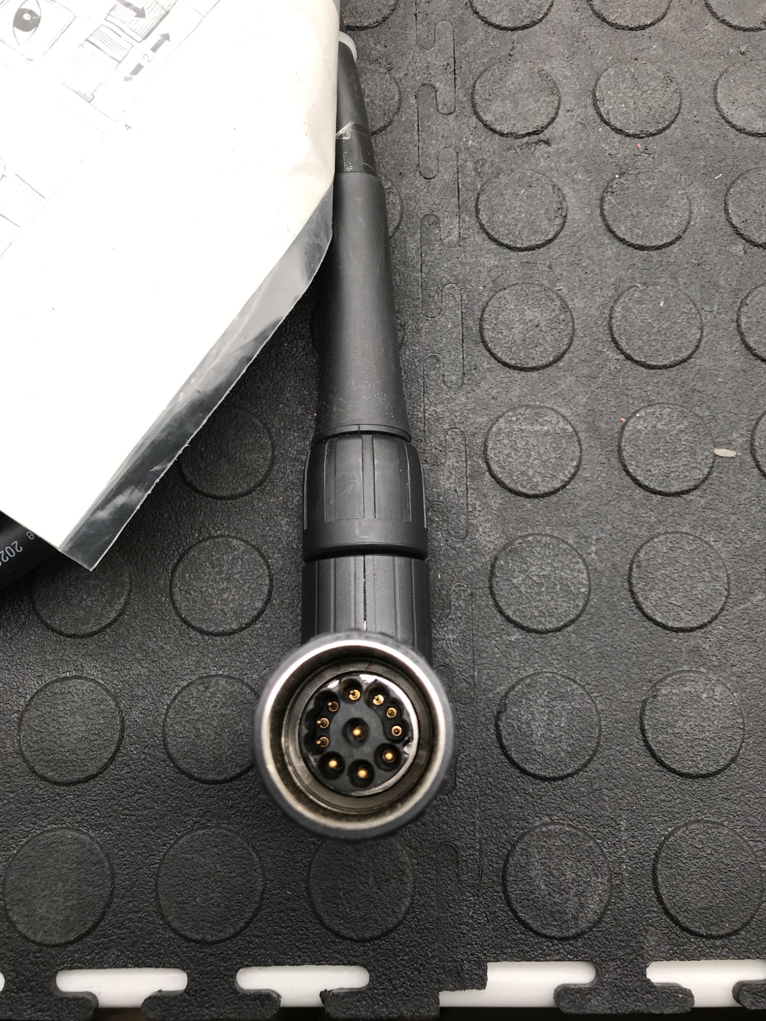 BOSCH REXROTH 016341/2 Industrial Feedback / Signal Cable Assembly USED 1