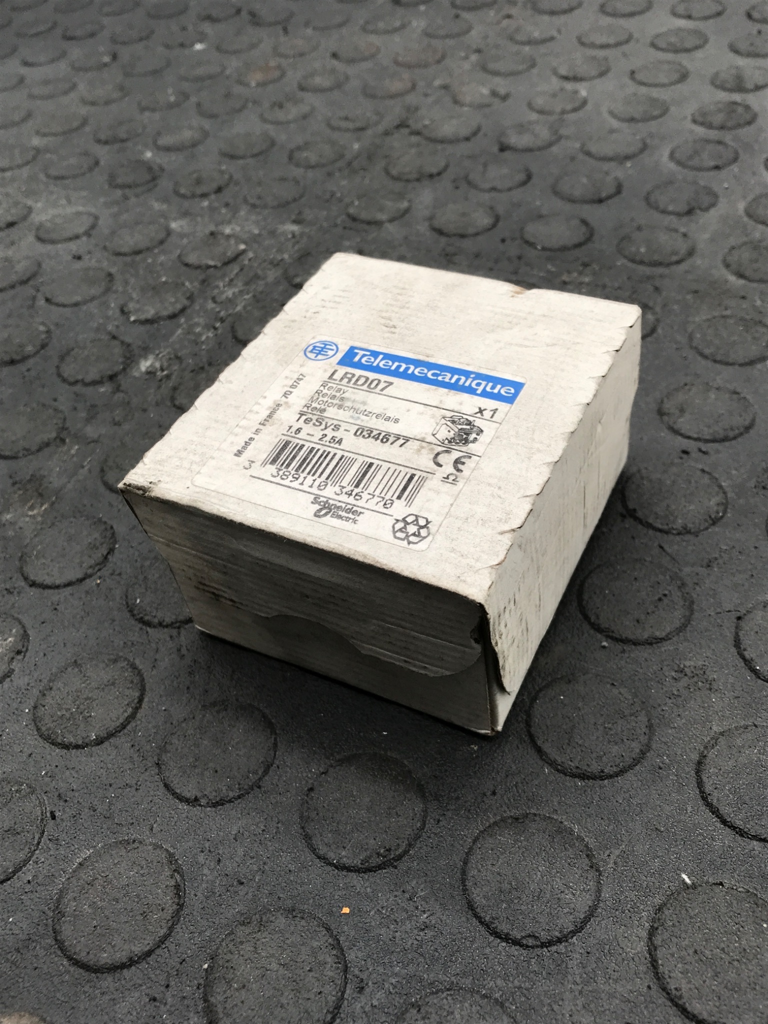 TELEMECANIQUE LRD07 Thermal Overload Relay NEW 1