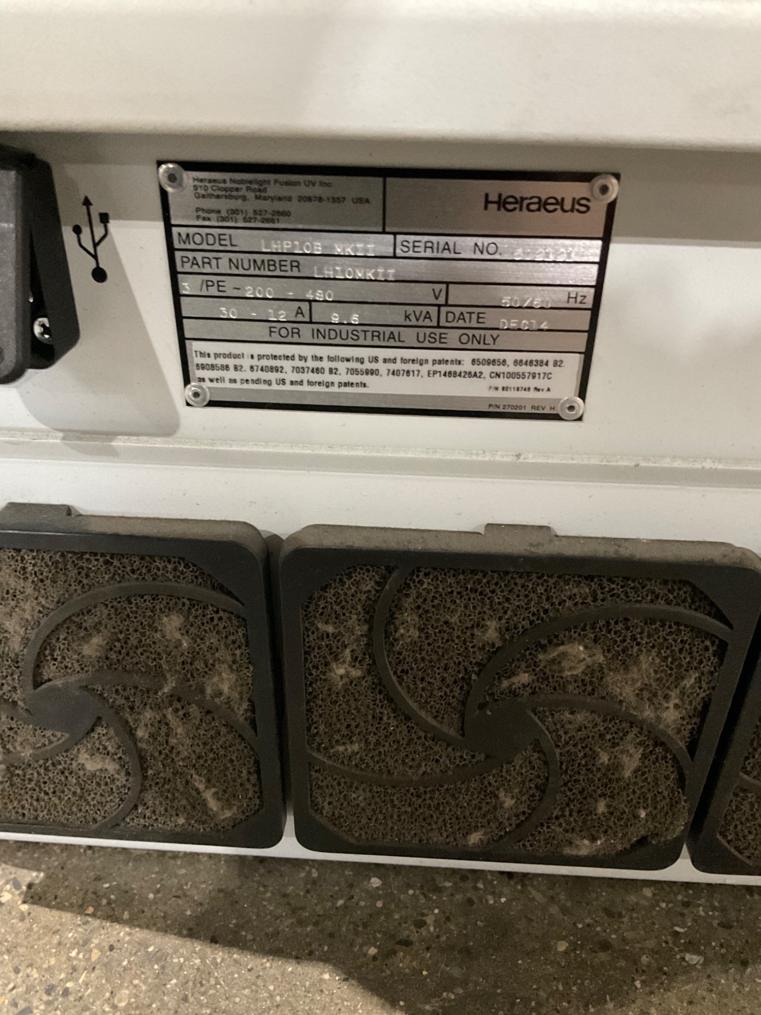 Heraeus LHP10B MARK II UV Curing Power Supply & System – USED 2