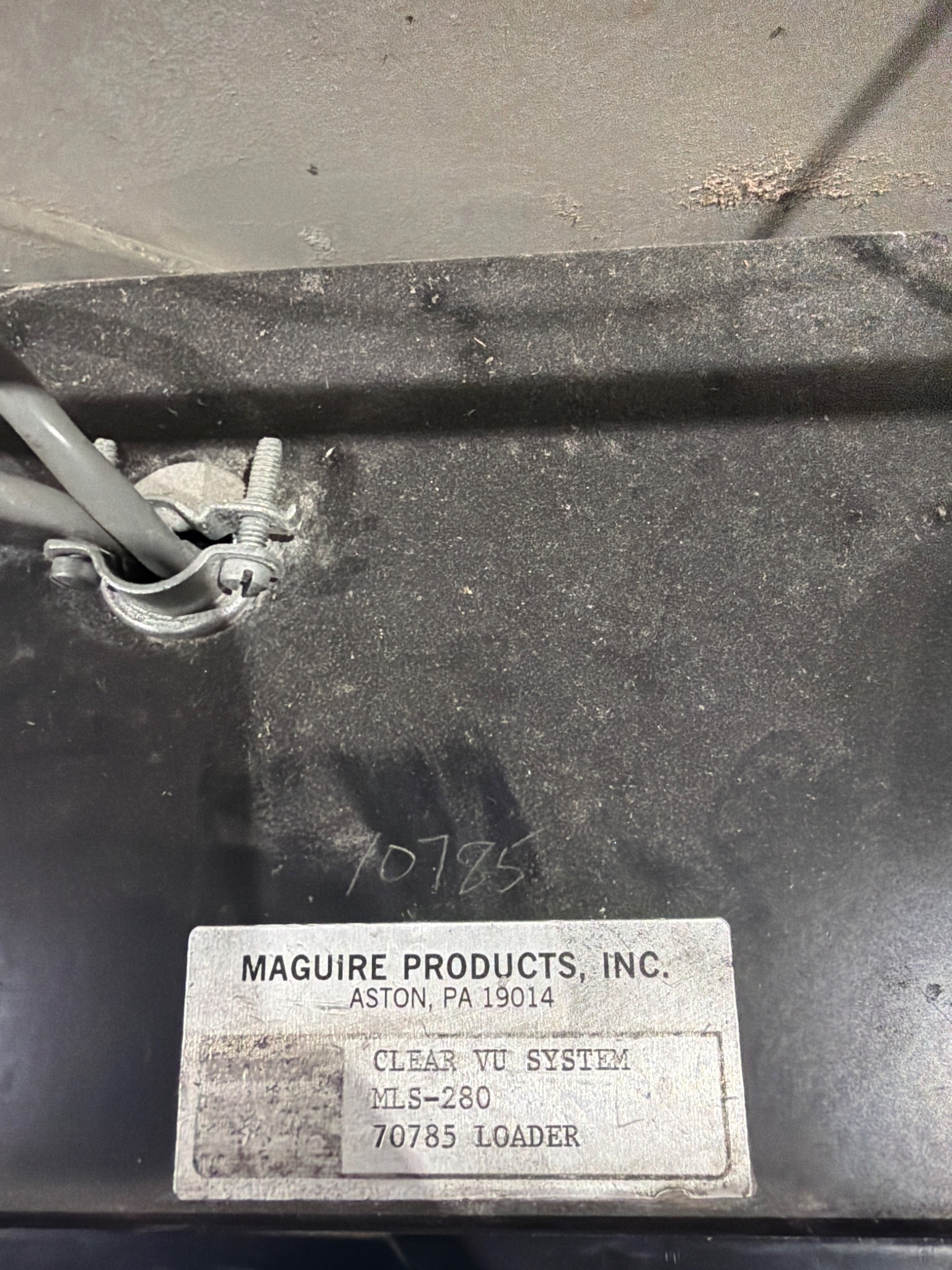 MAGUIRE MLS-280 CLEAR VU LOADING SYSTEM VACUUM LOADER USED 4