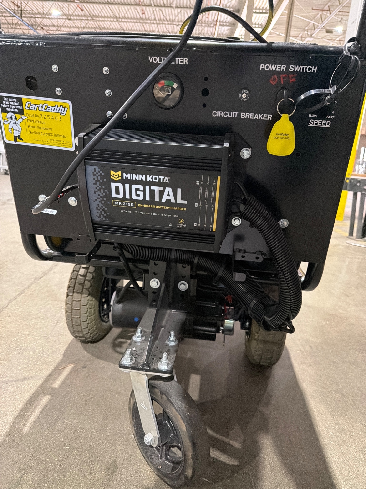CartCaddy Power Equipment Tug USED 5