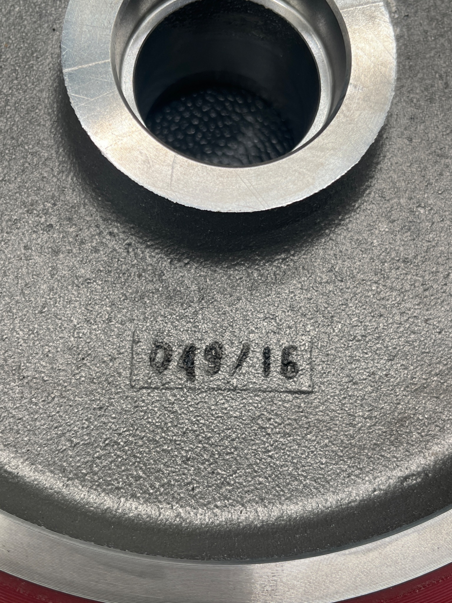 RADER‑VOGEL 5450 0325 00 Polyurethane Wheel 10" Dia w/Cast Iron Hub NEW 6