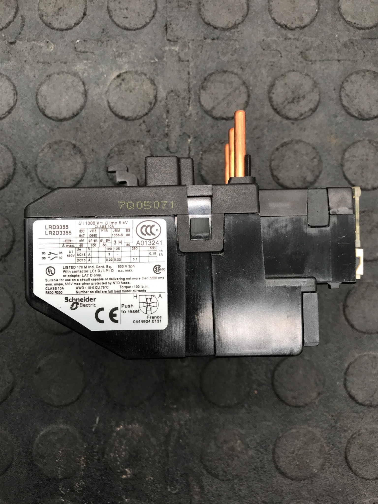 TELEMECANIQUE LRD3355 Thermal Overload Relay NEW 2