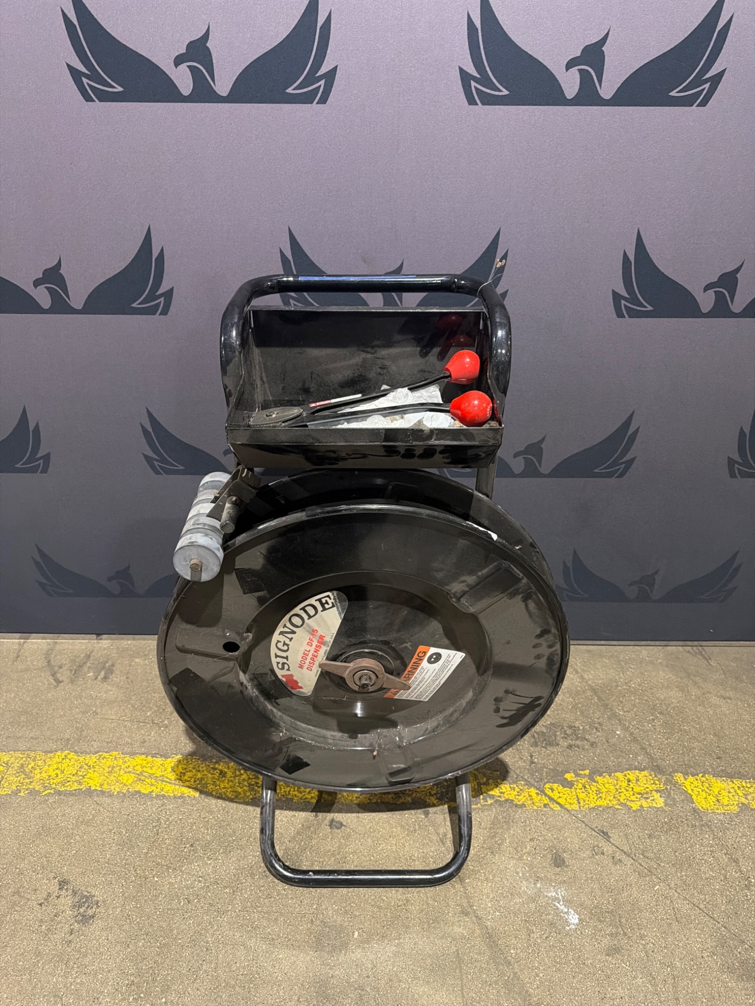 SIGNODE DF‑15 Strapping Dispenser Cart USED 0