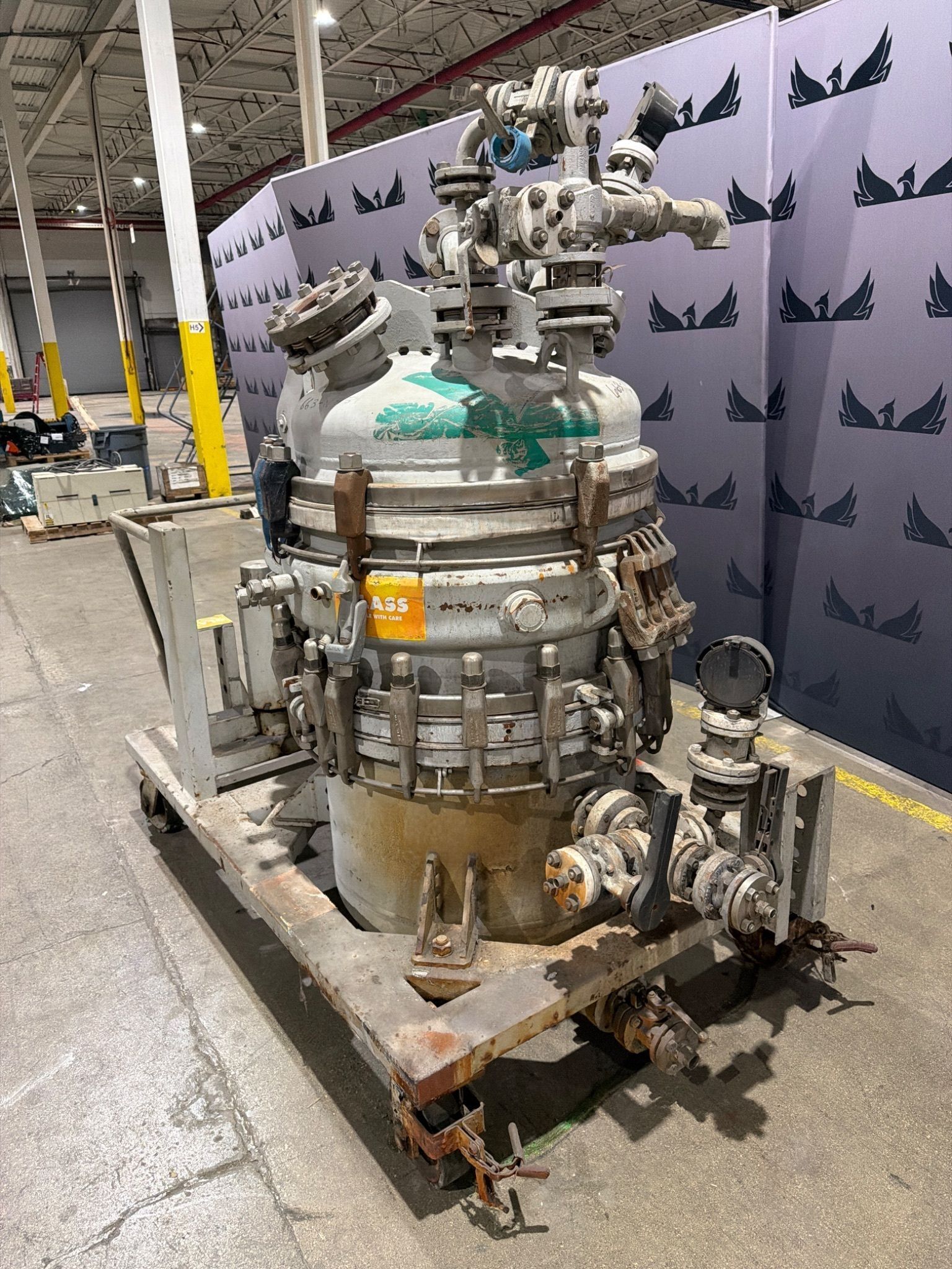 ESTRELLA AG 34129 Glass-Lined Reactor/Autoclave USED 1
