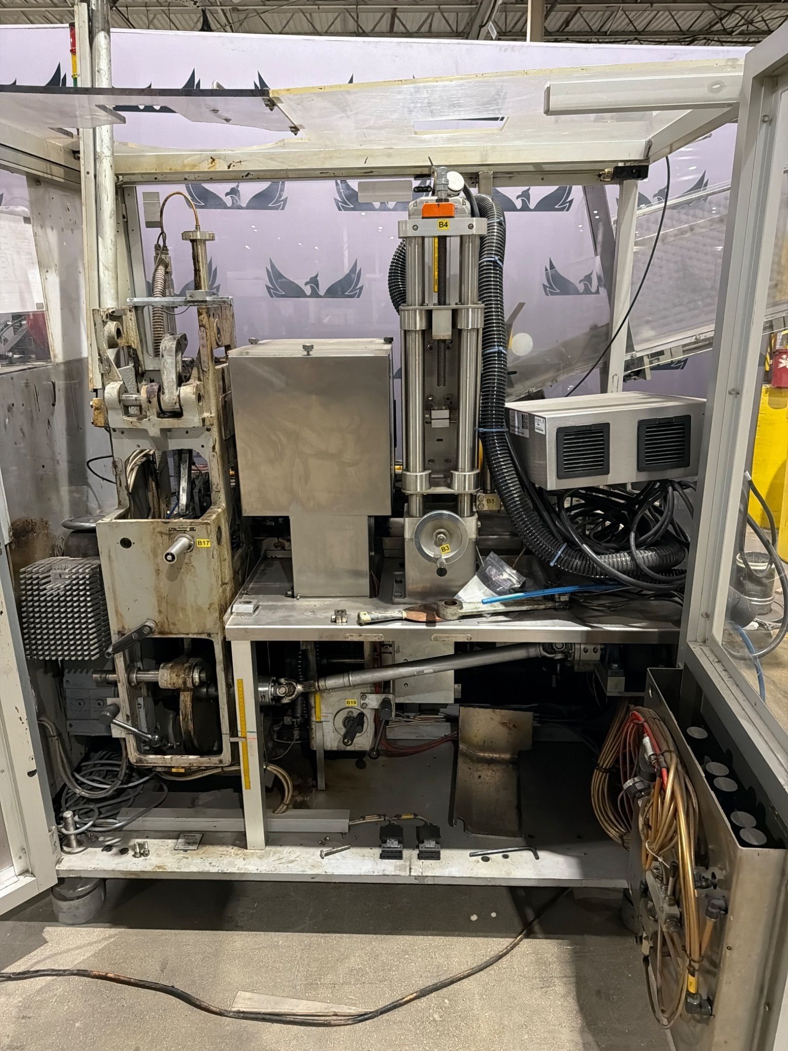 NORDEN NM 702 Tube Filling Machine w/ Domino Laser Marking System USED 4