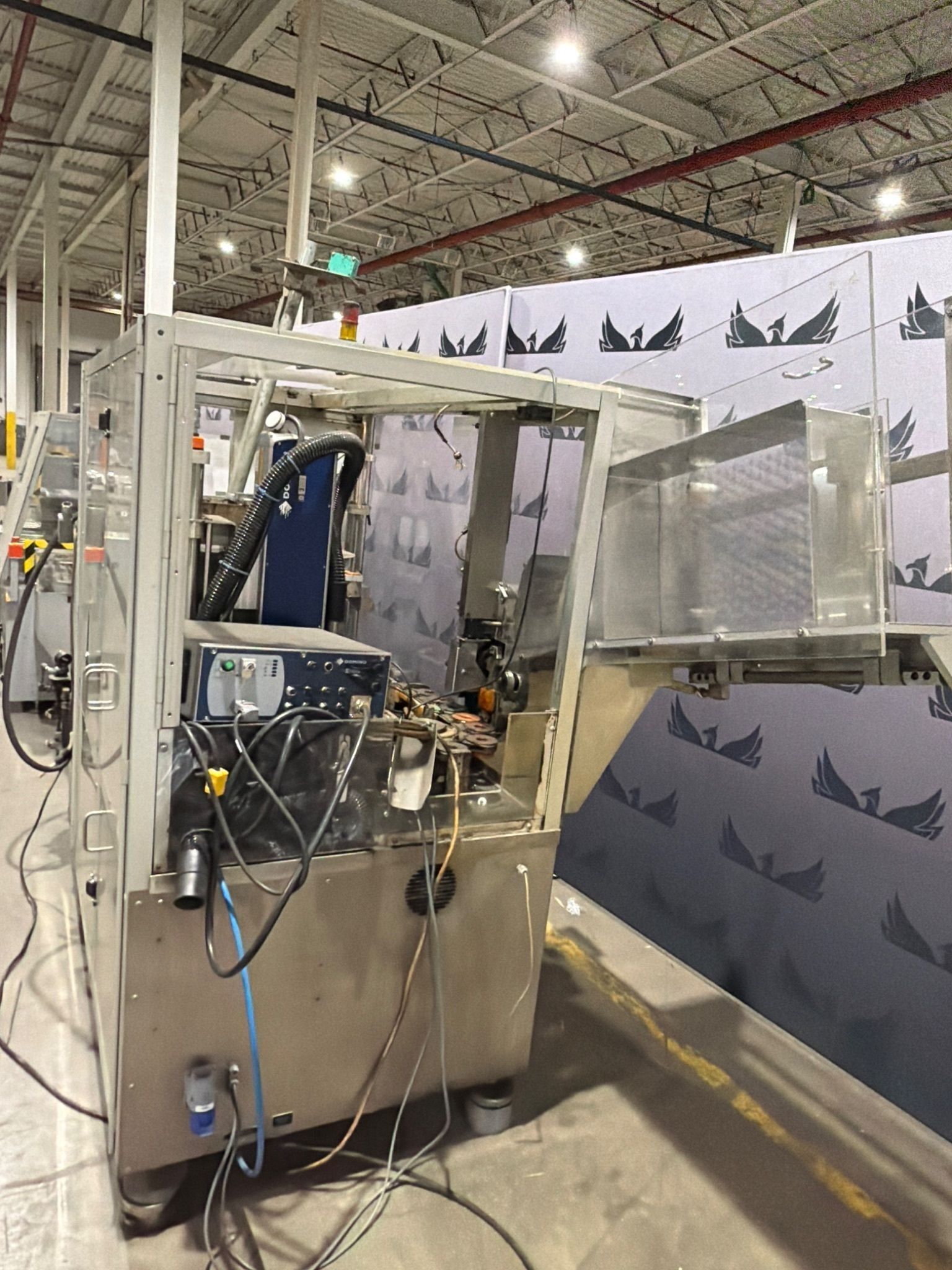 NORDEN NM 702 Tube Filling Machine w/ Domino Laser Marking System USED 5
