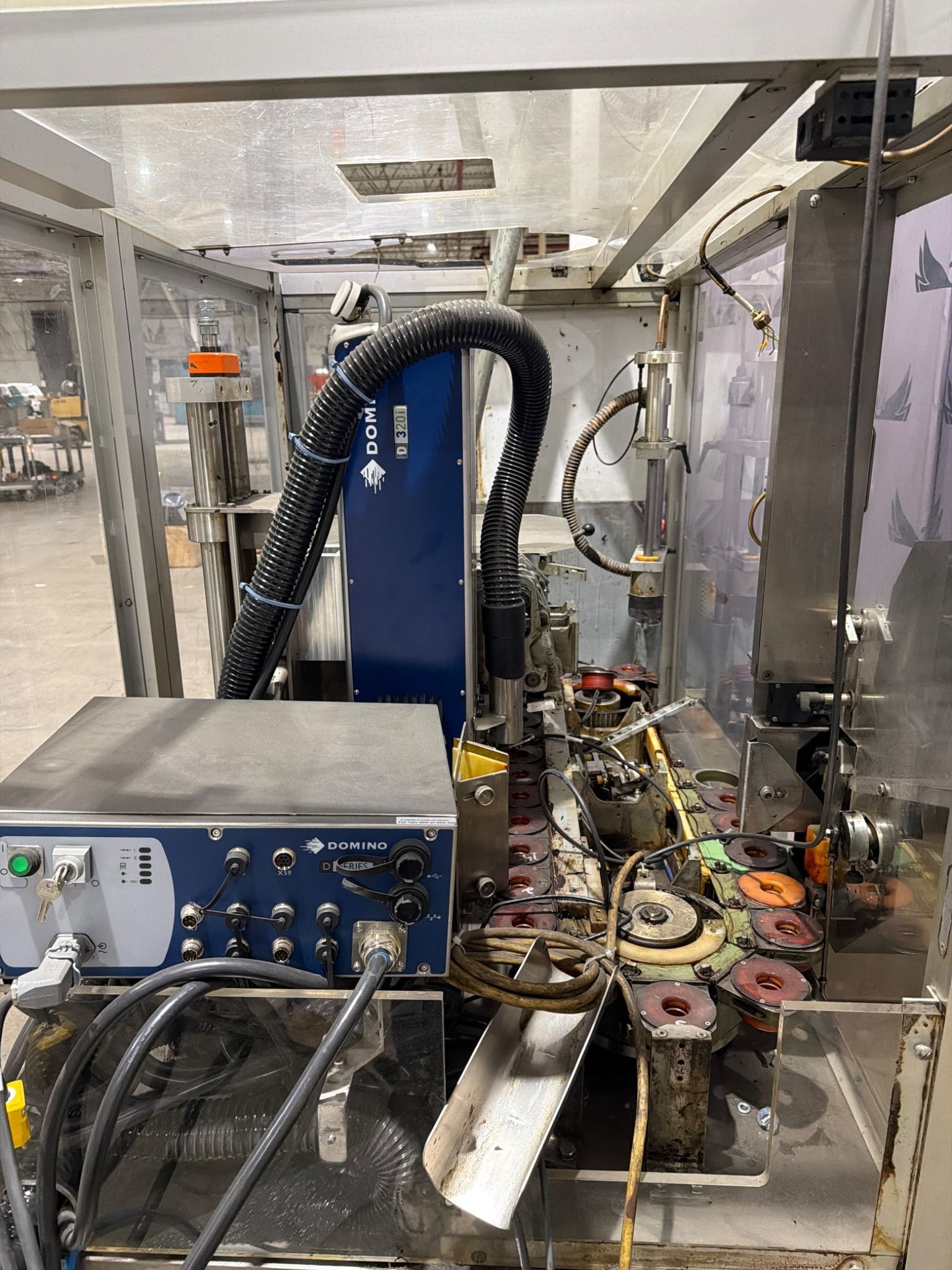 NORDEN NM 702 Tube Filling Machine w/ Domino Laser Marking System USED 6