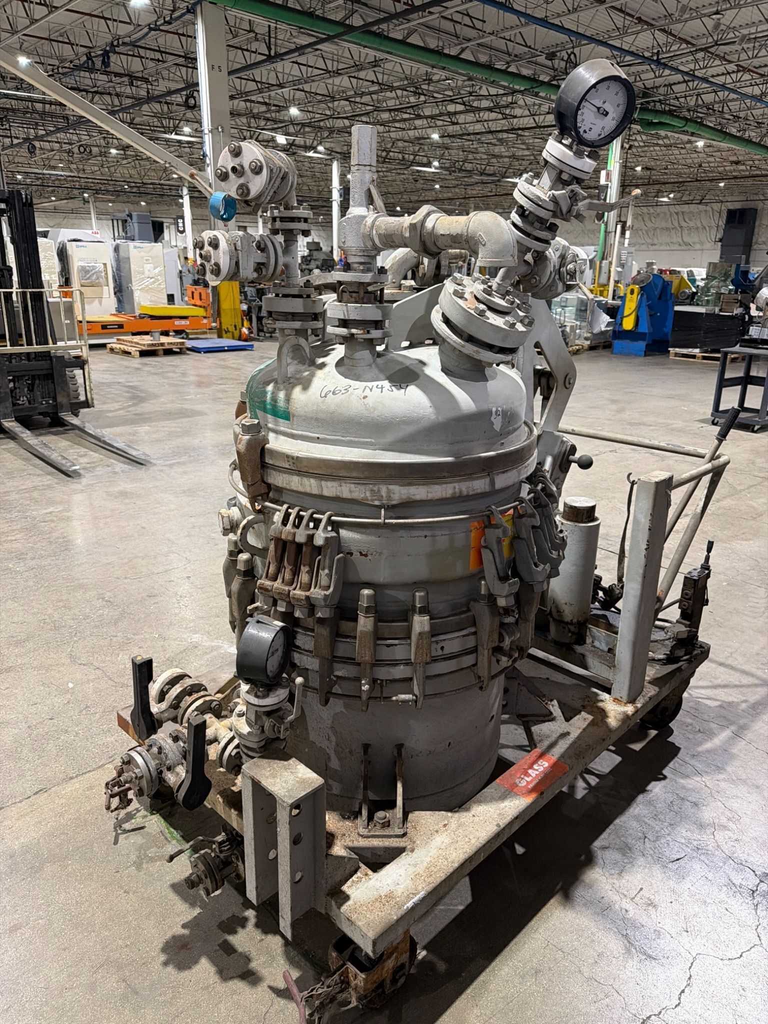 ESTRELLA AG 34129 Glass-Lined Reactor/Autoclave USED 4