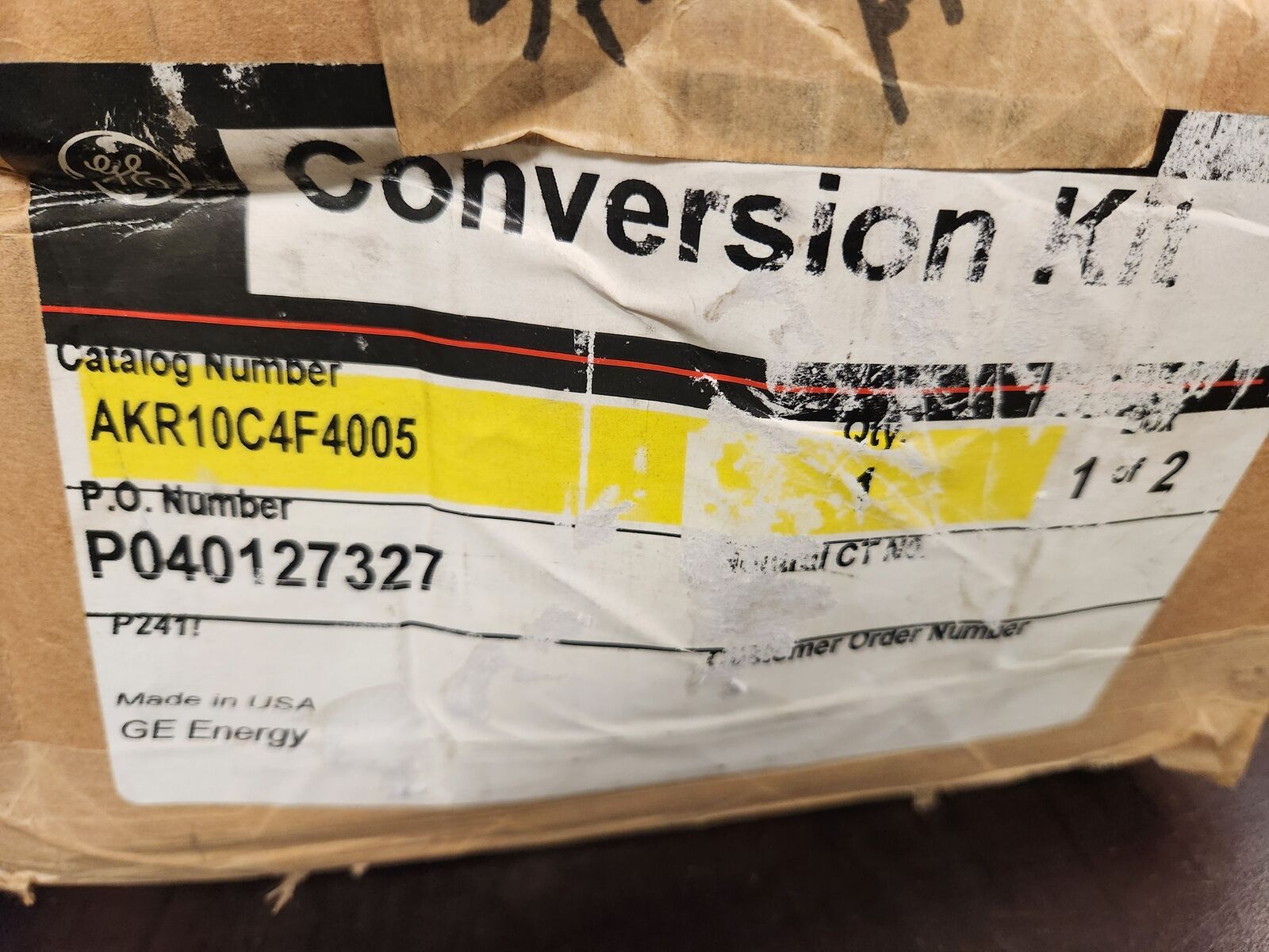 GENERAL ELECTRIC AKR10C4F4005 MicroVersaTrip Current Sensor Set 4000A NEW 3