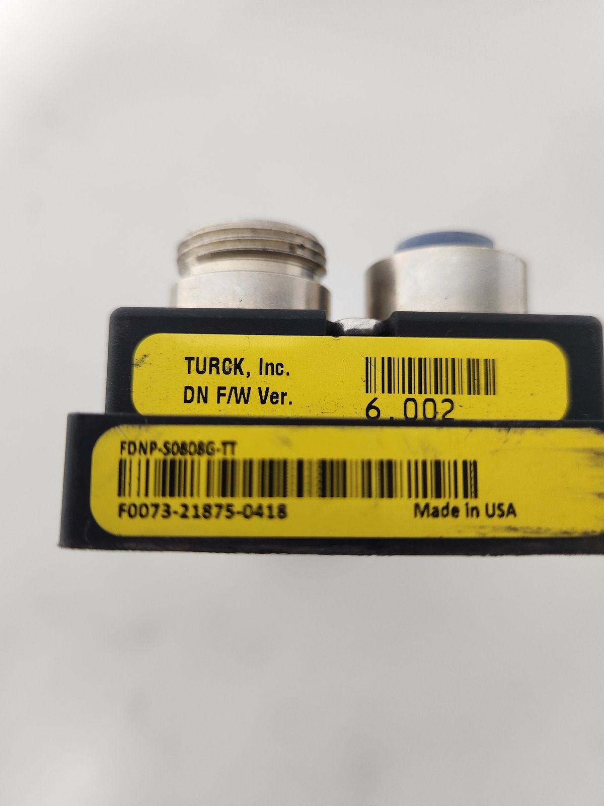 TURCK FDNP-S0808G-TT DeviceNet I/O Module Block USED 1