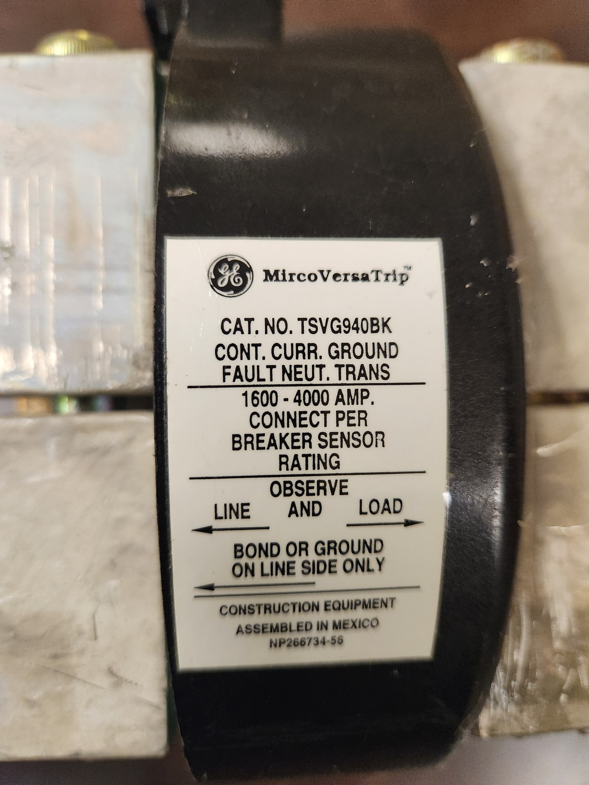 GENERAL ELECTRIC AKR10C4F4005 MicroVersaTrip Current Sensor Set 4000A NEW 0