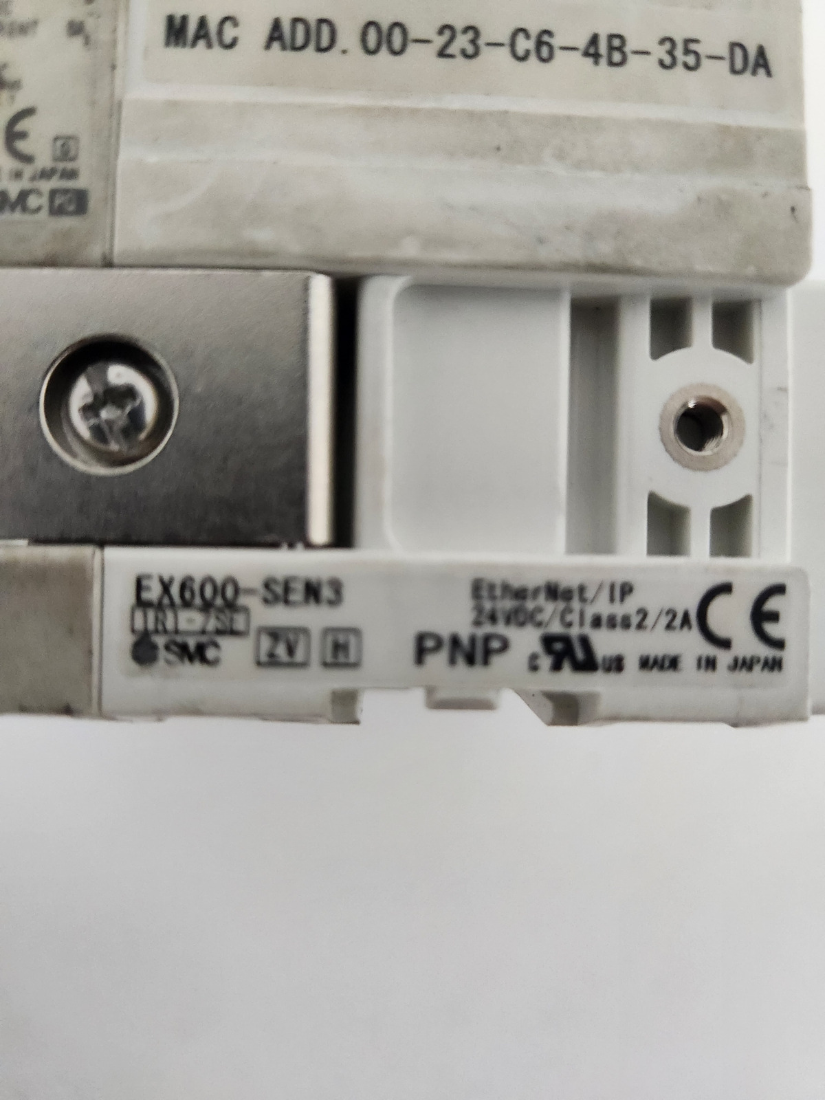 SMC EX600-SEN3 Ethernet/IP Communication Module PNP USED 1