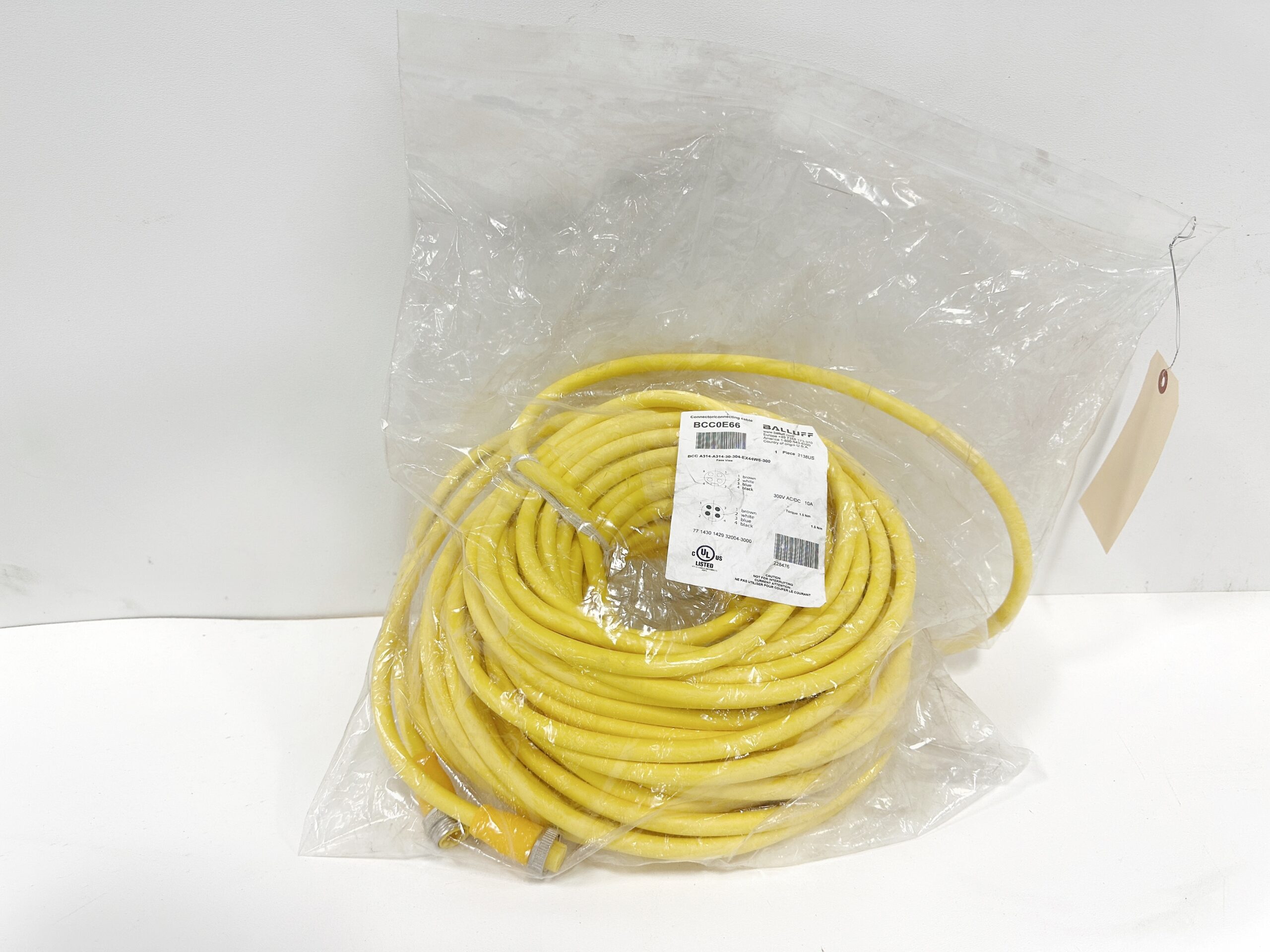 BALLUFF BCC A314-A314-30-304-EX44W6-300 CONNECTING CABLE NEW 0