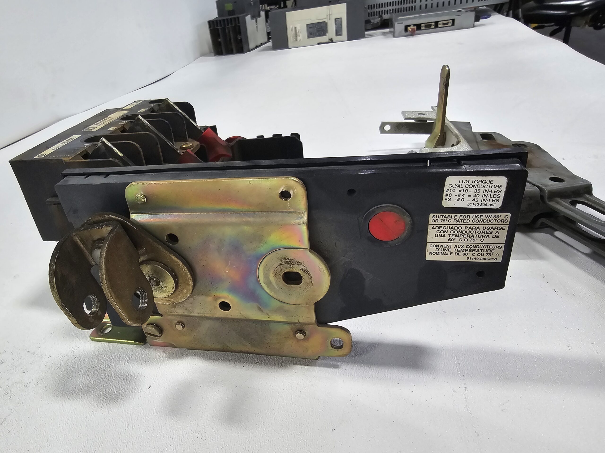SQUARE D 9422TCN30 Disconnect Switch 30A 600V 3 Pole USED 2
