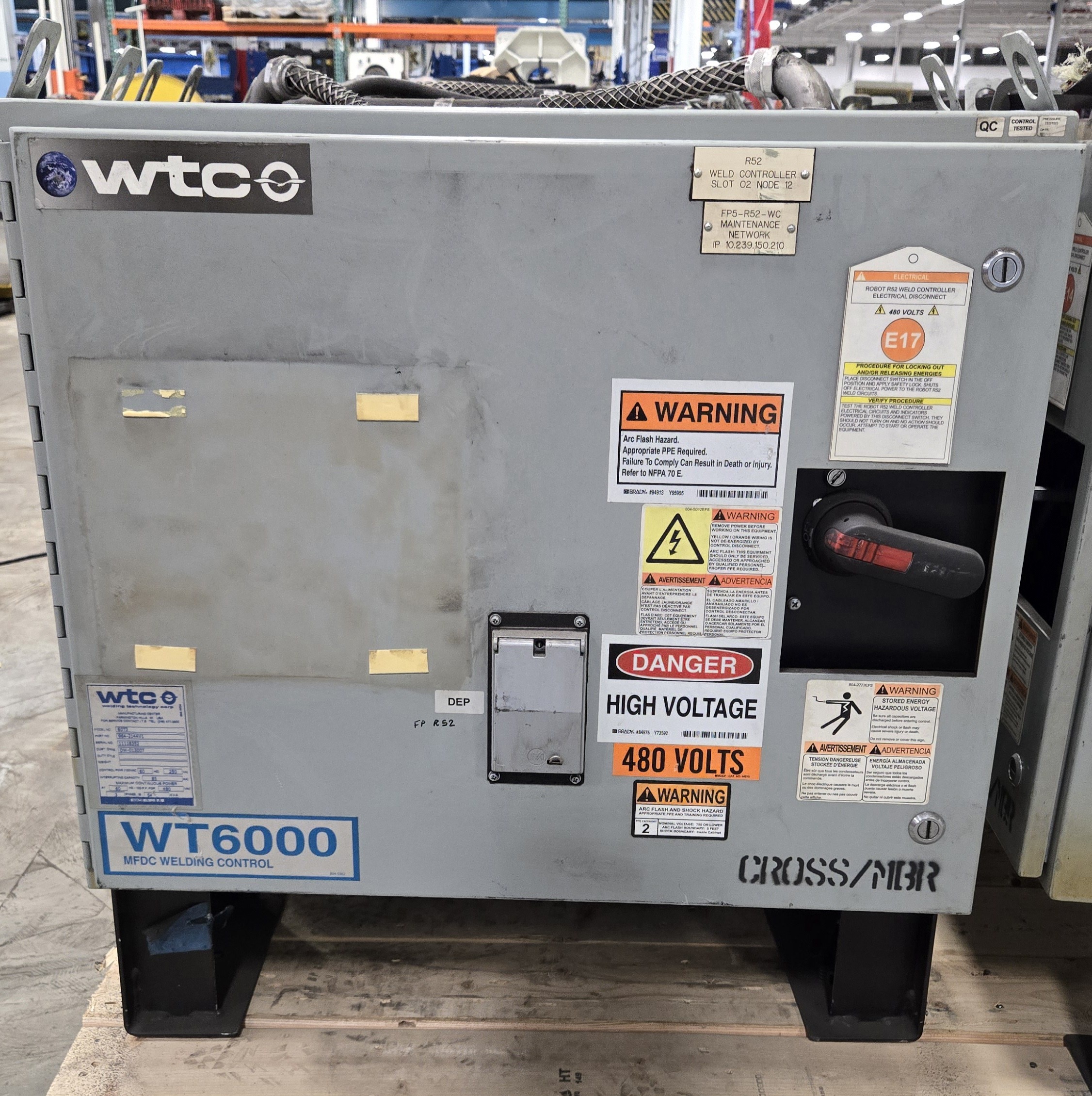 WTC 964-2144V1 WT6000 MFDC Welding Control Unit USED 0