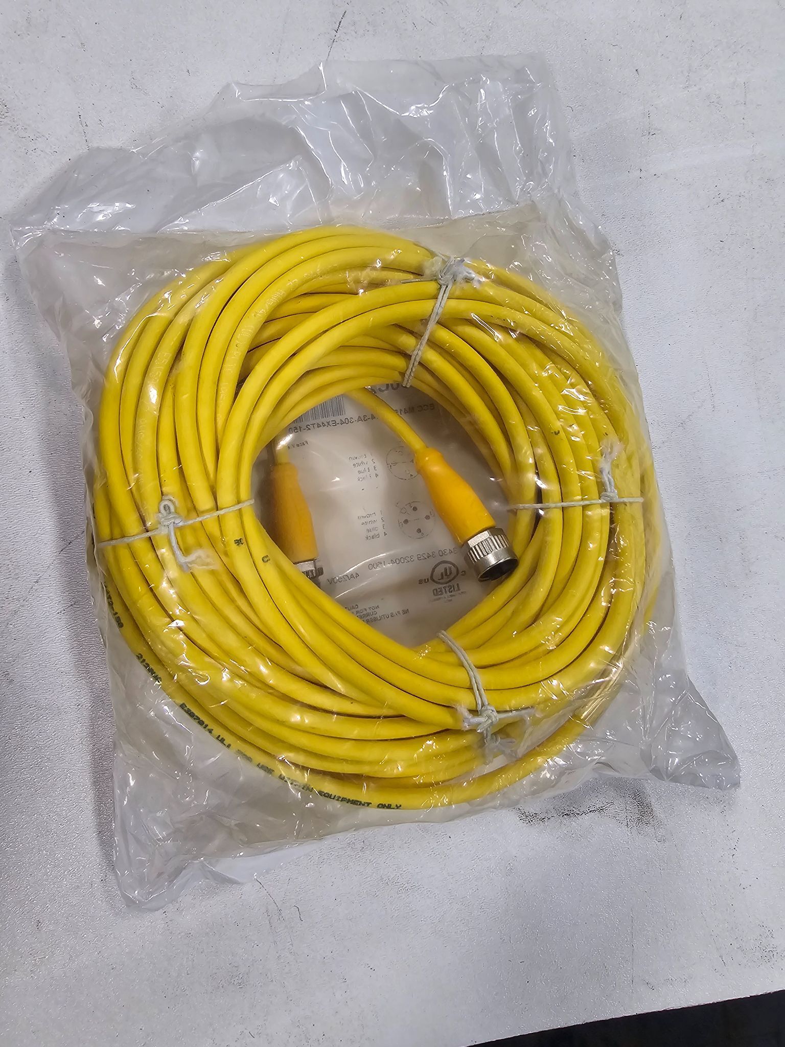 Balluff BCC029 BCC M415-M414-3A-304-EX44T2-150 Double-Ended Cordset Cable (15m) NEW 1