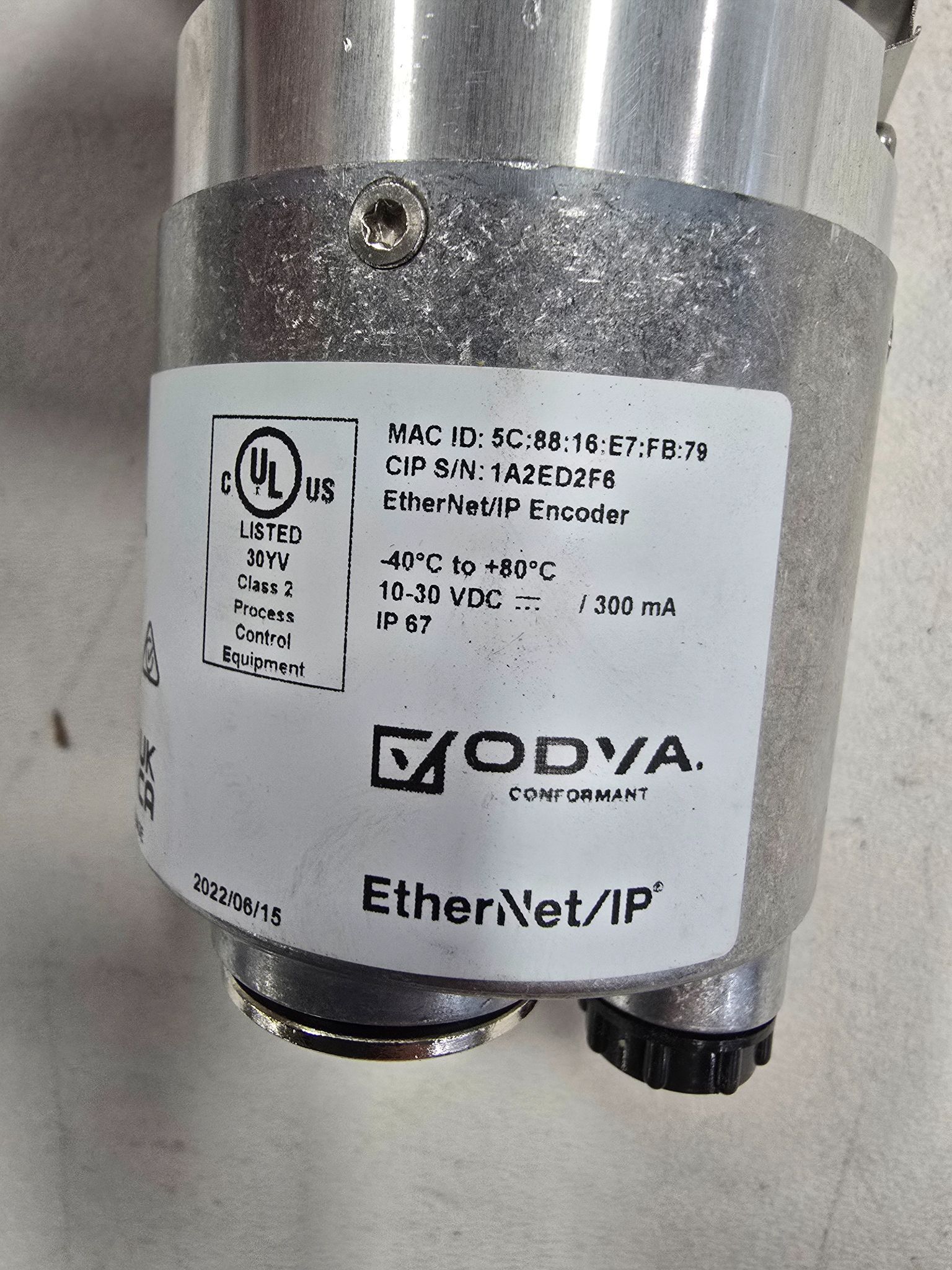 ALLEN BRADLEY 843E-MIP10BA6 EtherNet/IP Absolute Encoder NEW 3