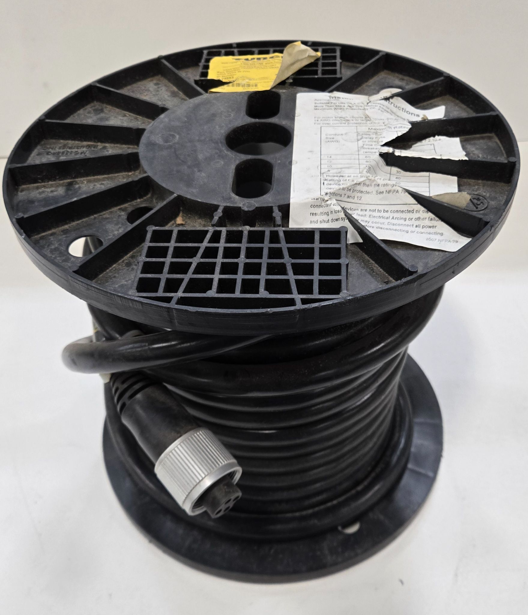 TURCK GSDA GKDA 40-15M 4-Pole Cordset Cable 15M 10AWG NEW 0