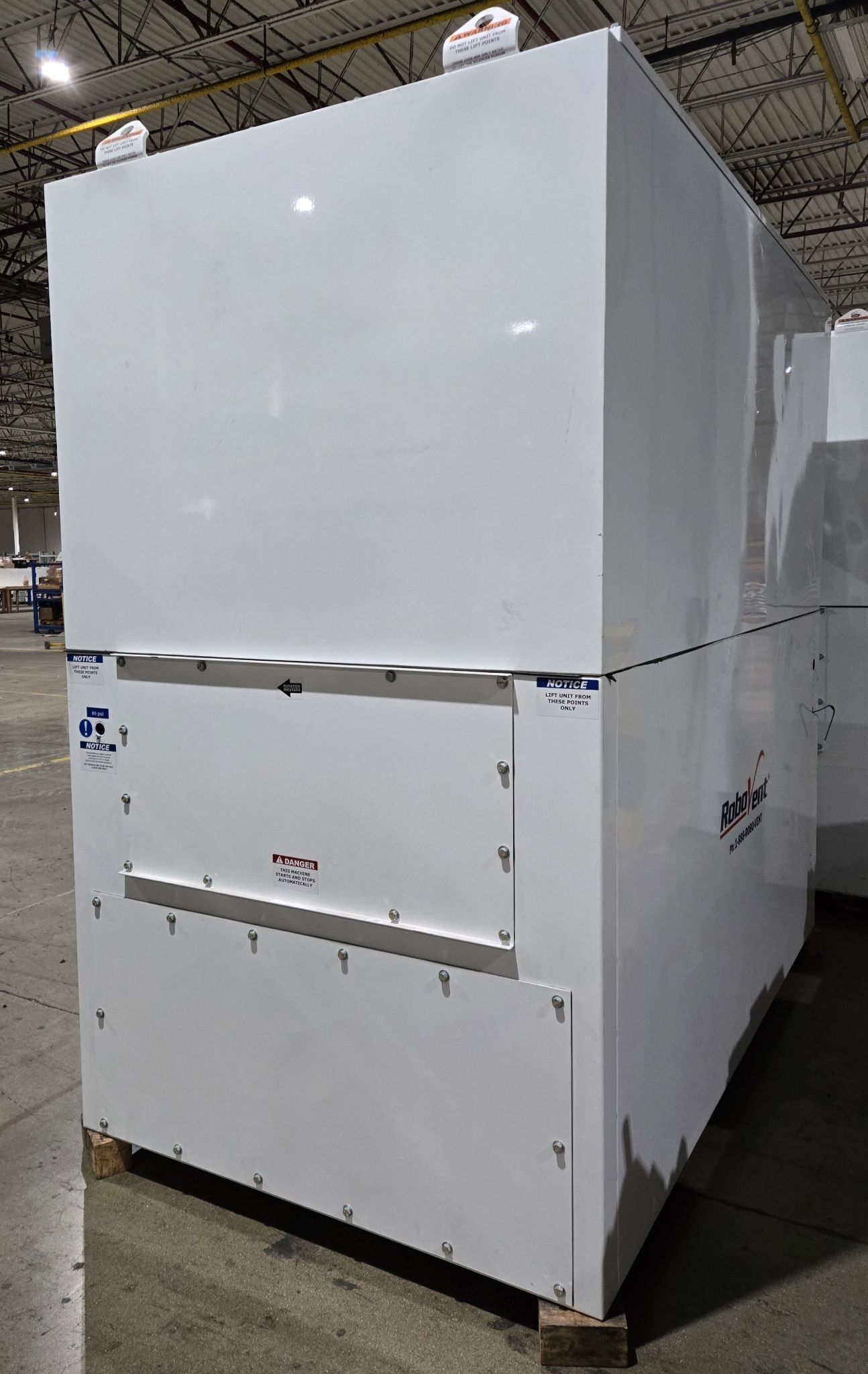 ROBOVENT FUSION DT4-15000-10 DUST COLLECTION SYSTEM/ EXHAUST SYSTEM USED 2