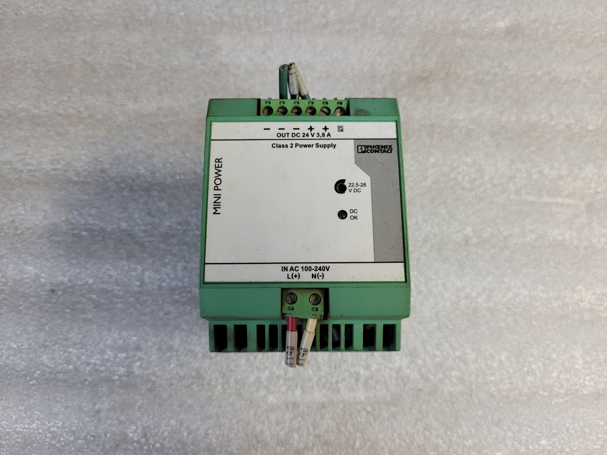 PHOENIX CONTACT 2866336 MINI-PS Power Supply 24V 3.8A USED 0