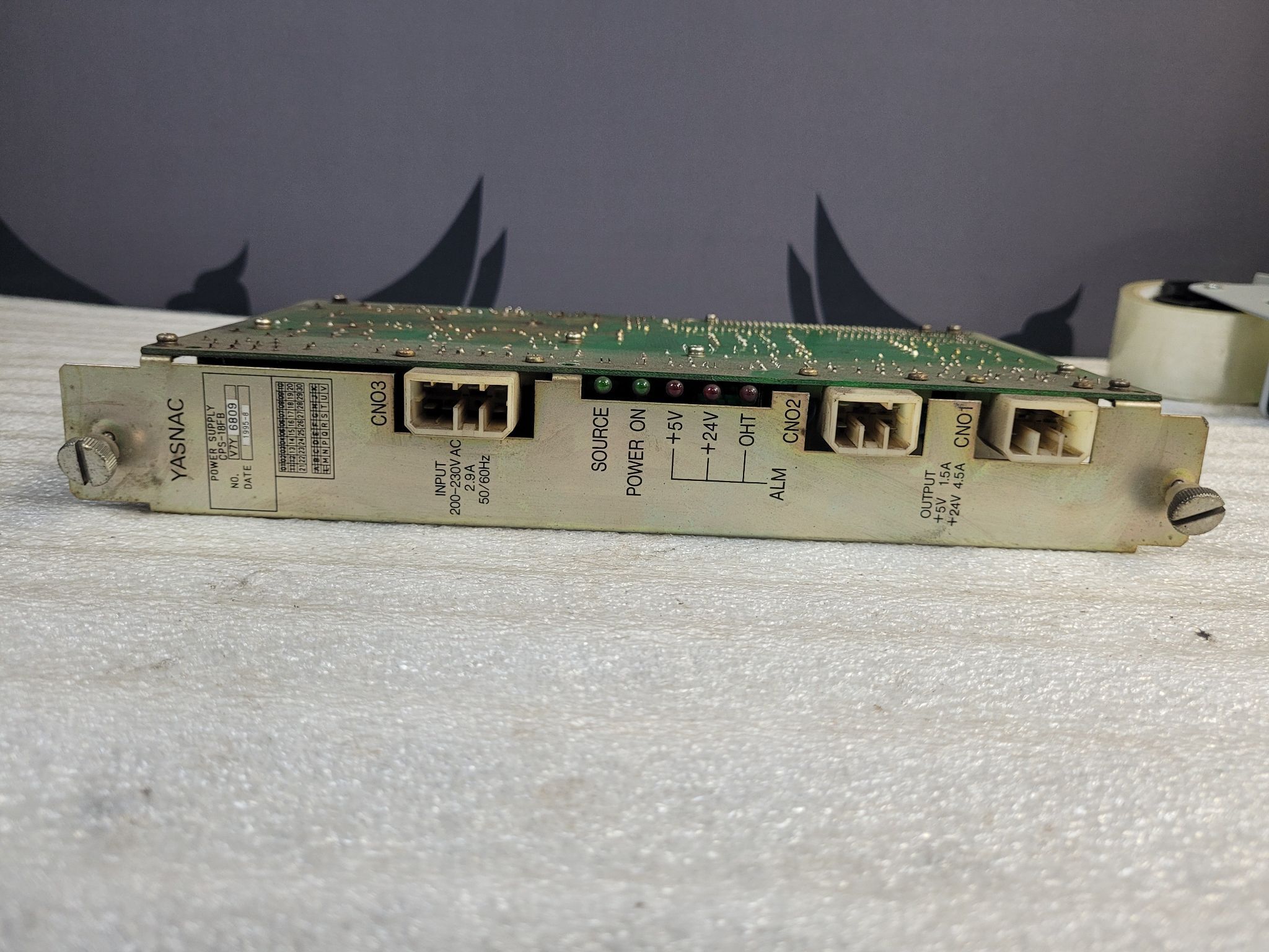 Yaskawa CPS-18FB YASNAC Power Supply Module USED 1