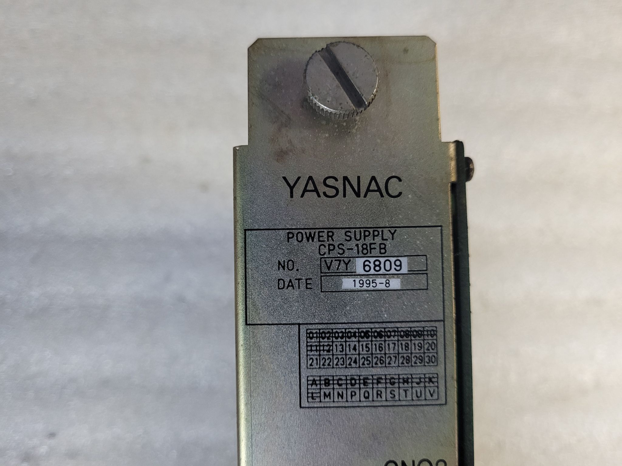Yaskawa CPS-18FB YASNAC Power Supply Module USED 2