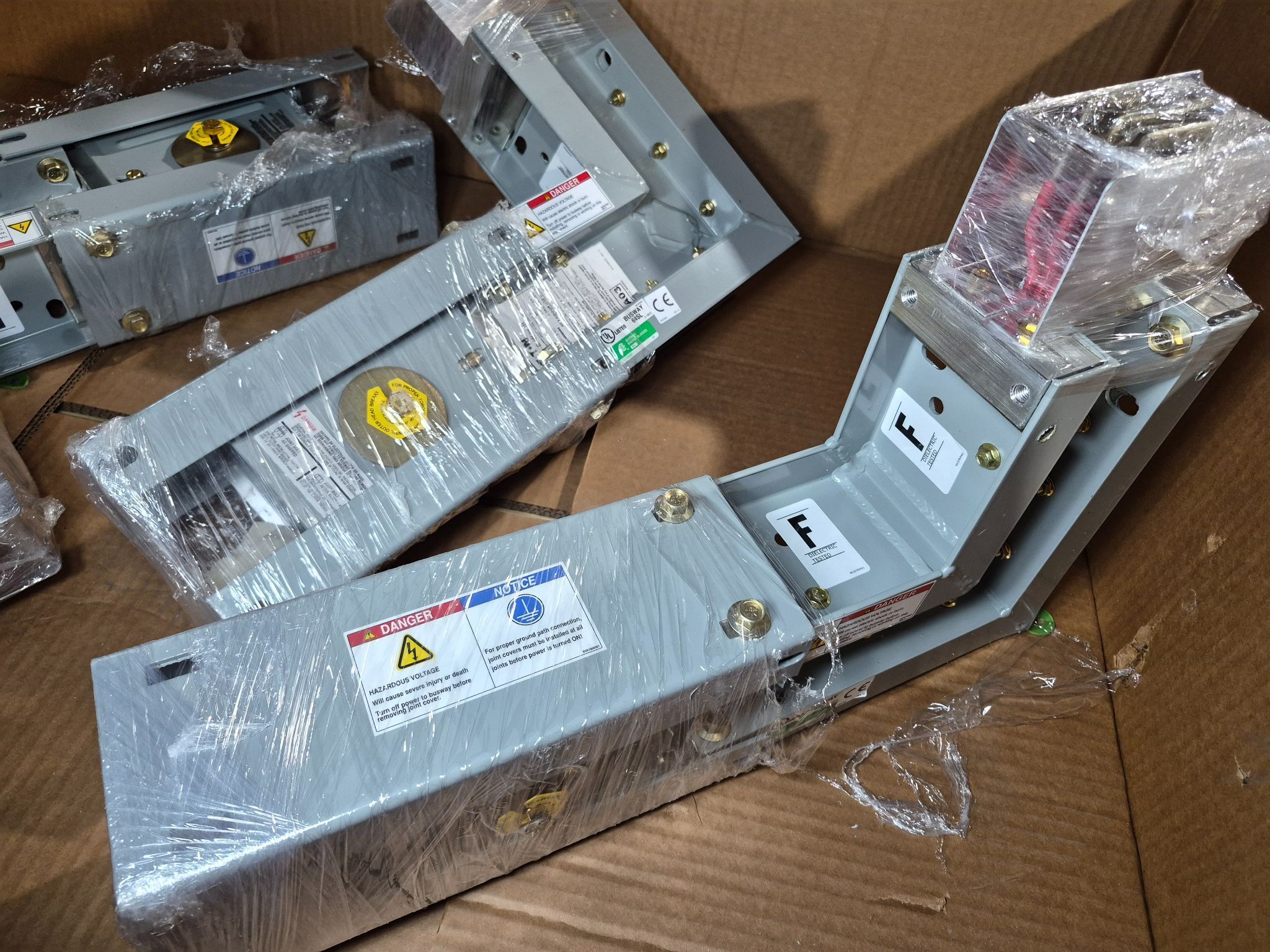 EATON POW-R-WAY III 800A 600V Busway Elbow Section NEW 2