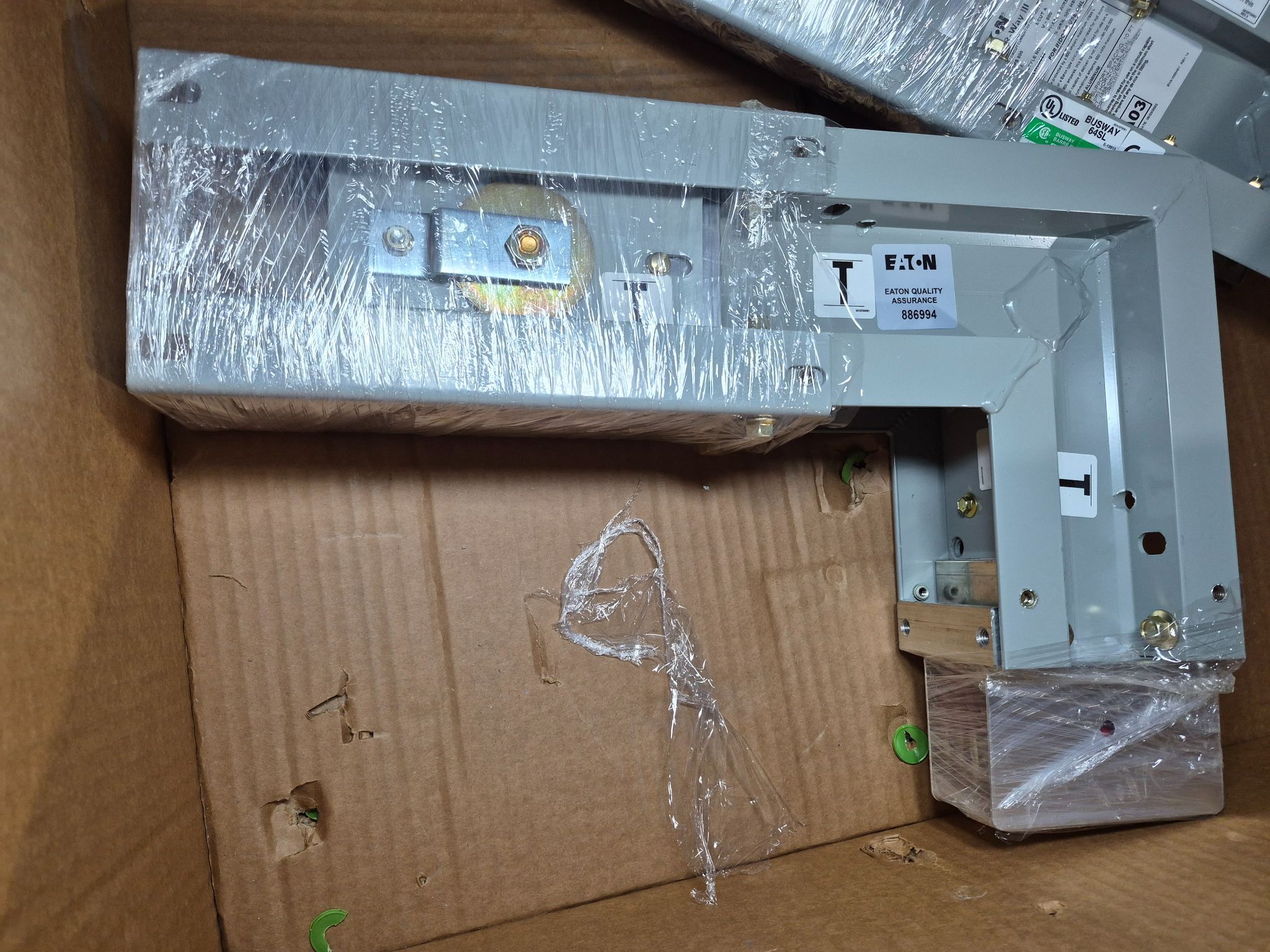 EATON POW-R-WAY III 800A 600V Busway Elbow Section NEW 3