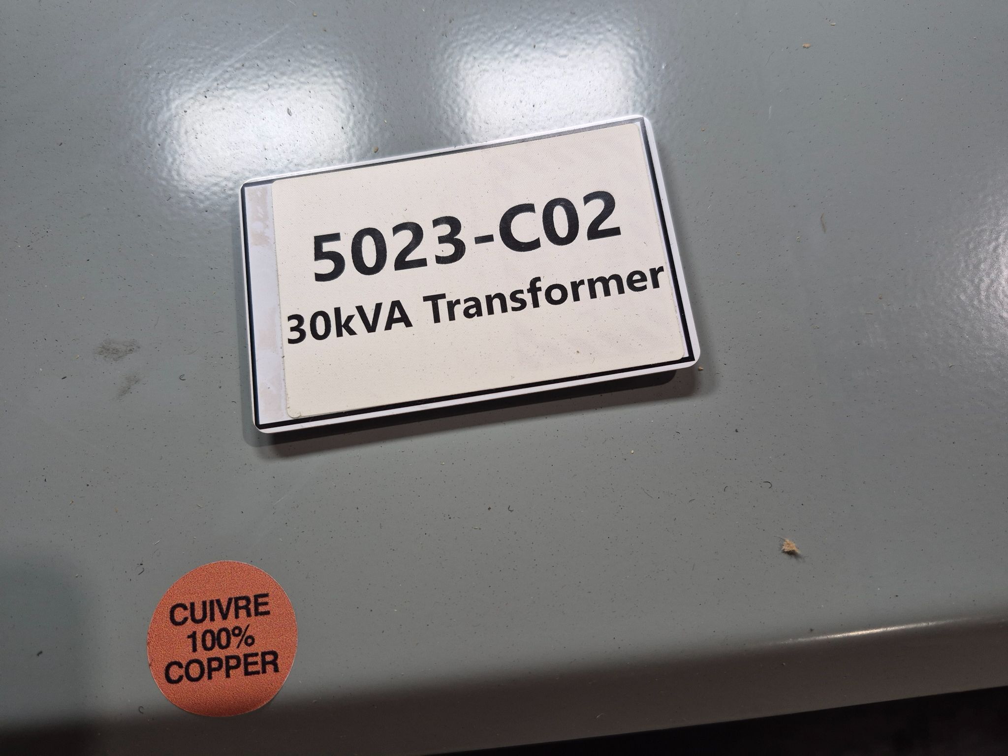 MARCUS MTH30B1 Three-Phase 30KVA Transformer 480V - 208Y/120 NEW 1