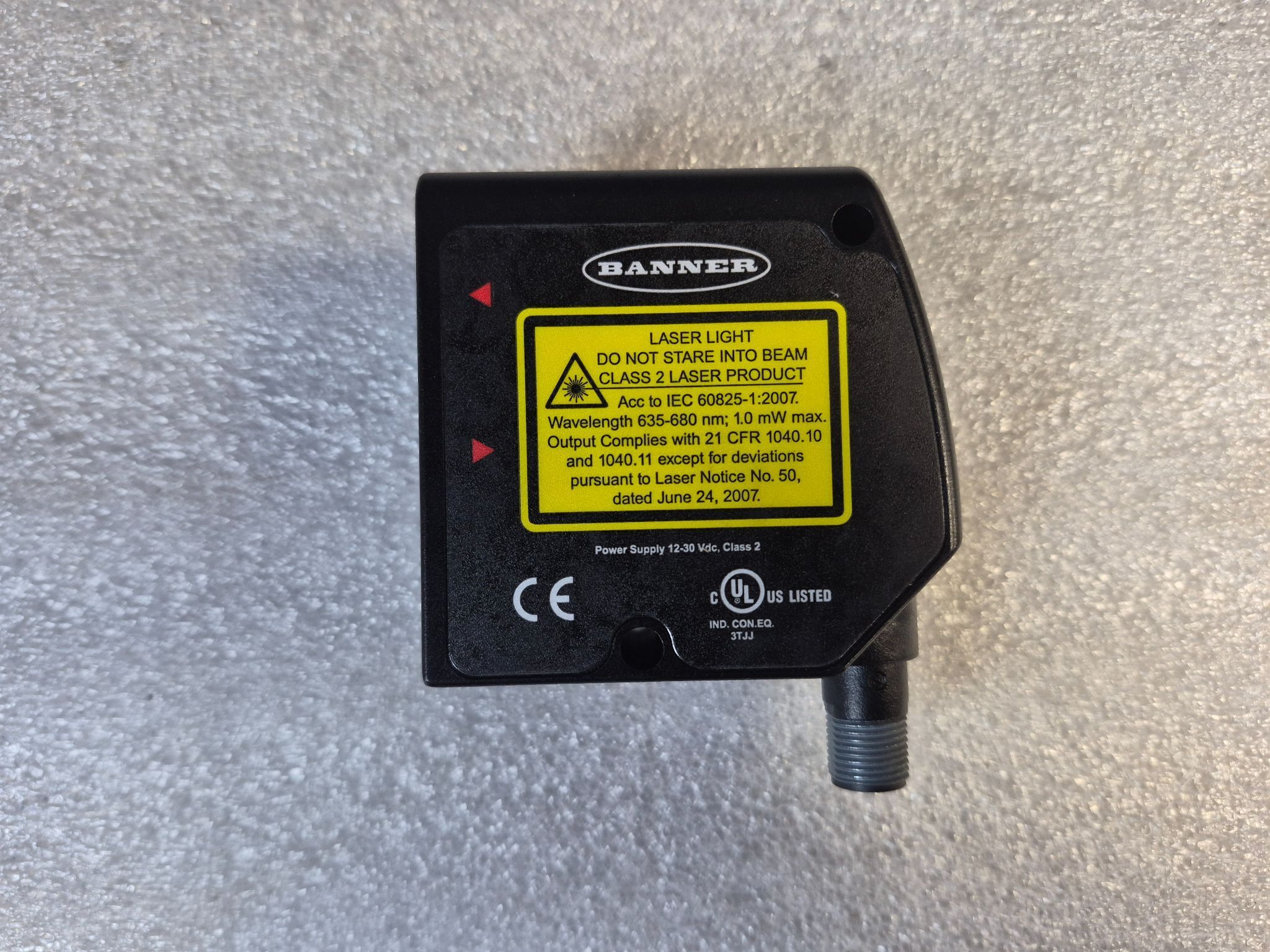 BANNER LTF24KC2LDQ Time-of-Flight Laser Sensor 50-2400mm NEW 4